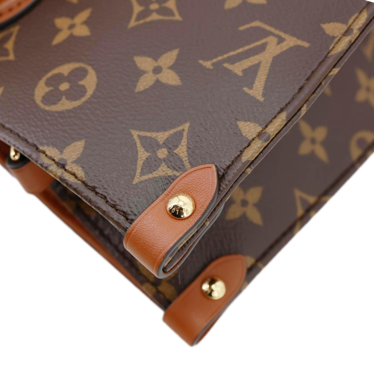 LOUIS VUITTON Onthego Organizer Monogram Canvas Tote Bag Brown