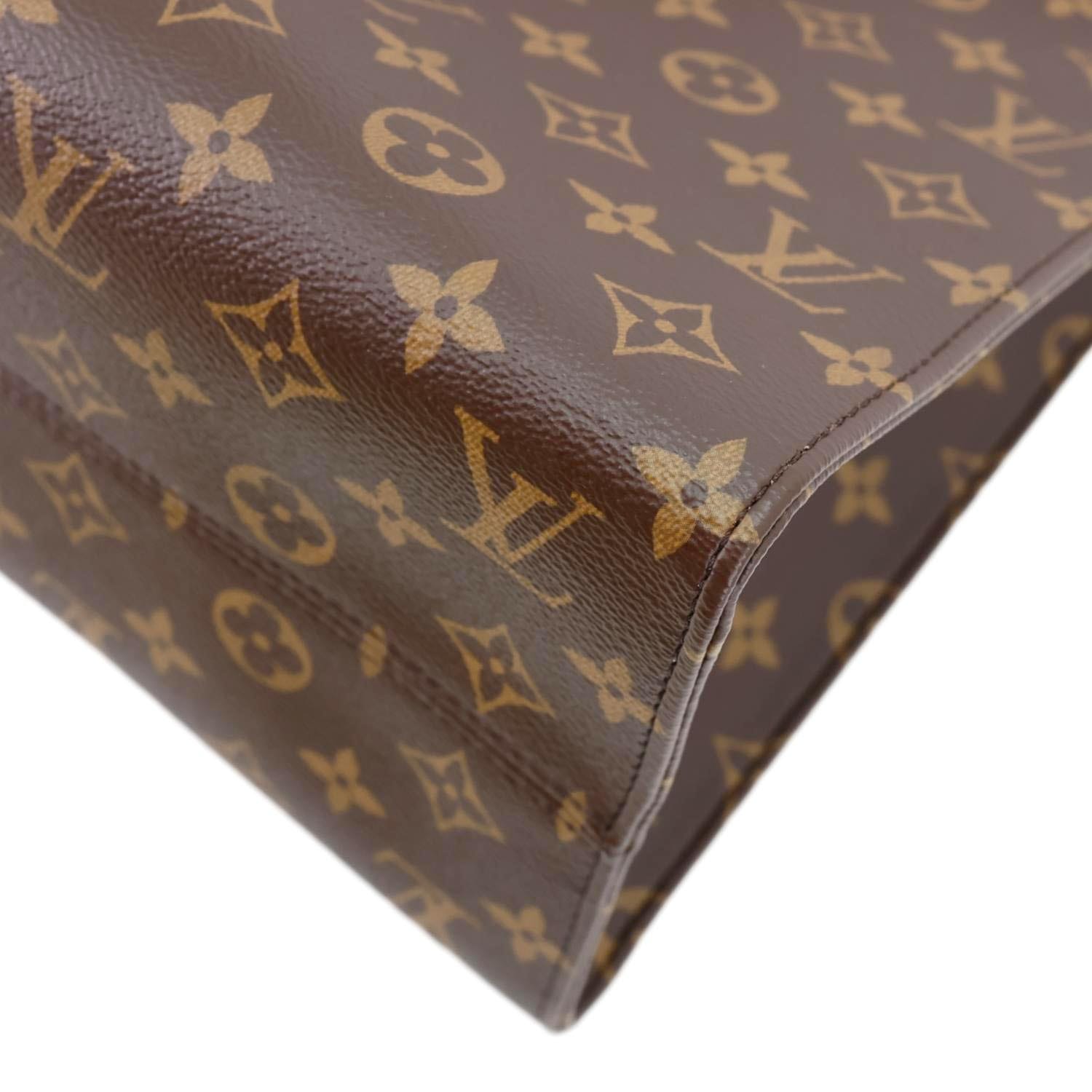 LOUIS VUITTON Onthego Organizer Monogram Canvas Tote Bag Brown
