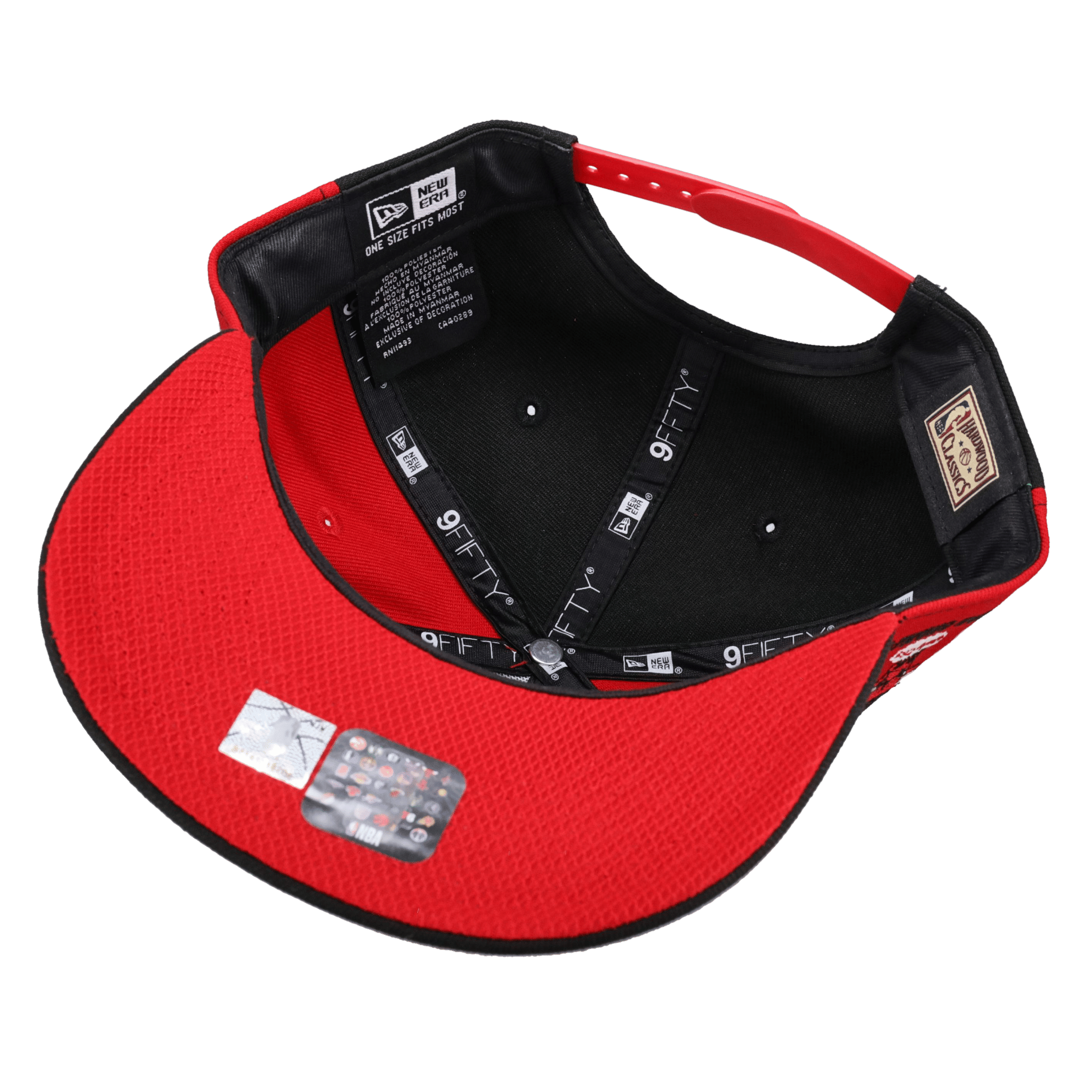 Chicago Bulls Three Peat Split Panel 9Fifty A Frame Snapback Hat