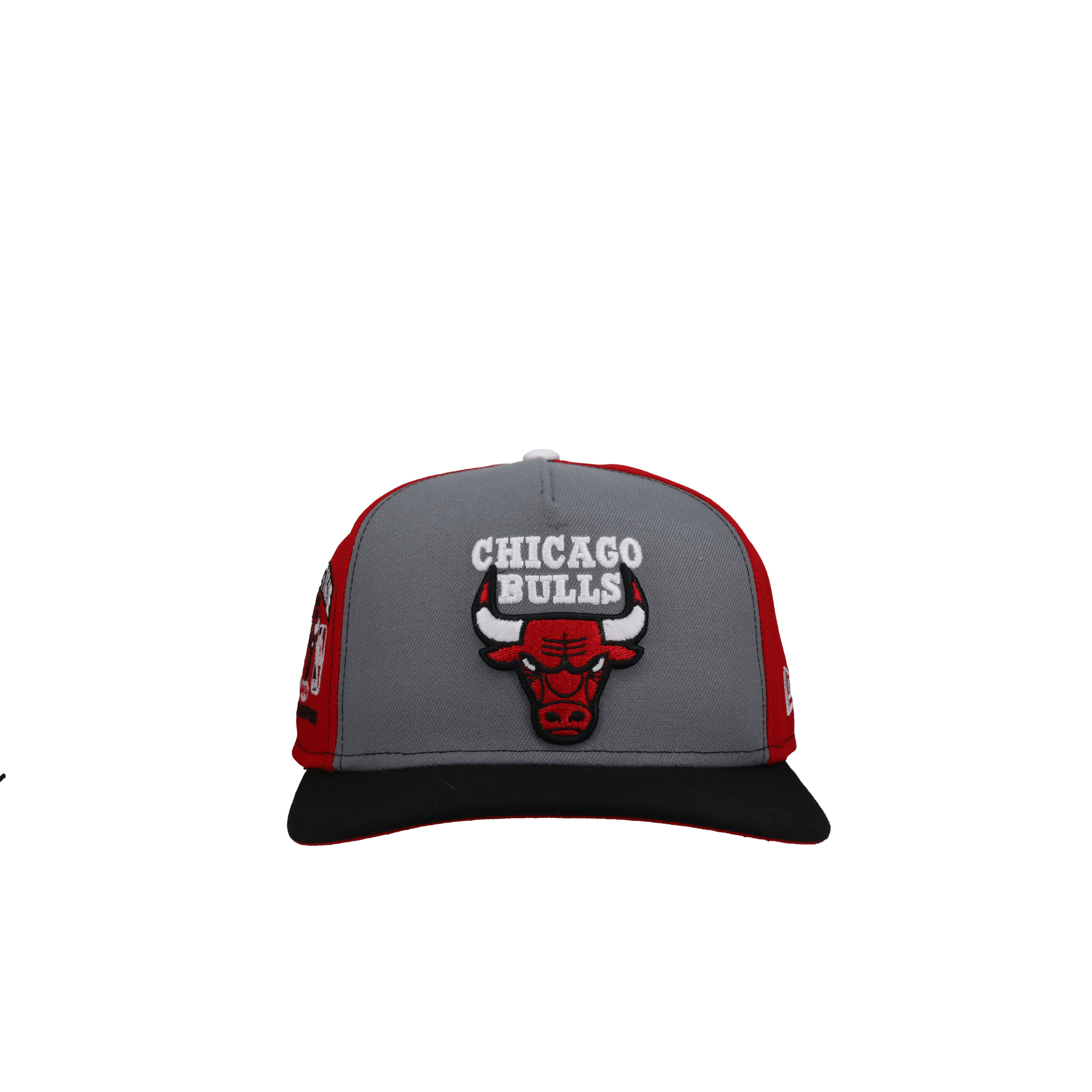 Chicago Bulls Three Peat Split Panel 9Fifty A Frame Snapback Hat