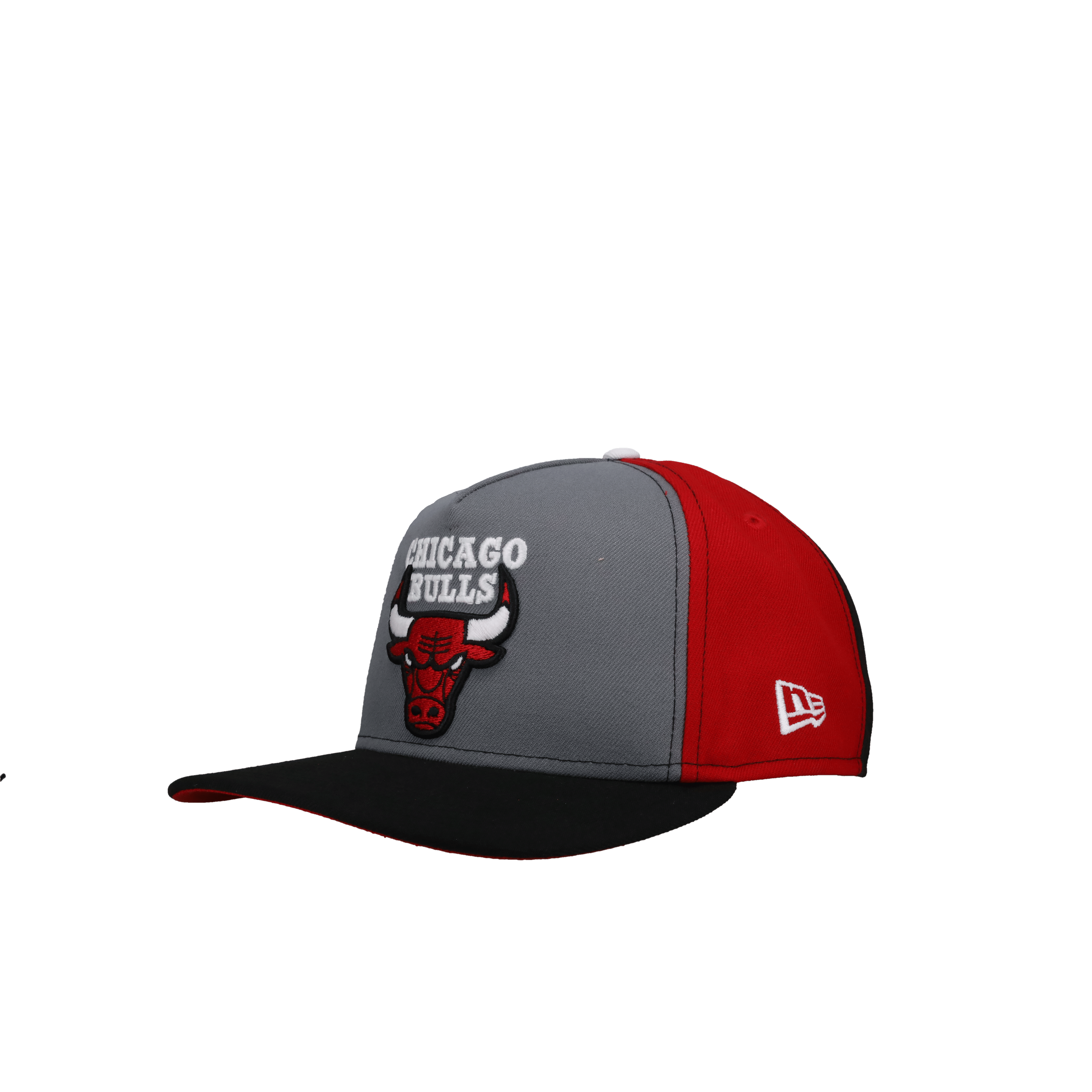 Chicago Bulls Three Peat Split Panel 9Fifty A Frame Snapback Hat