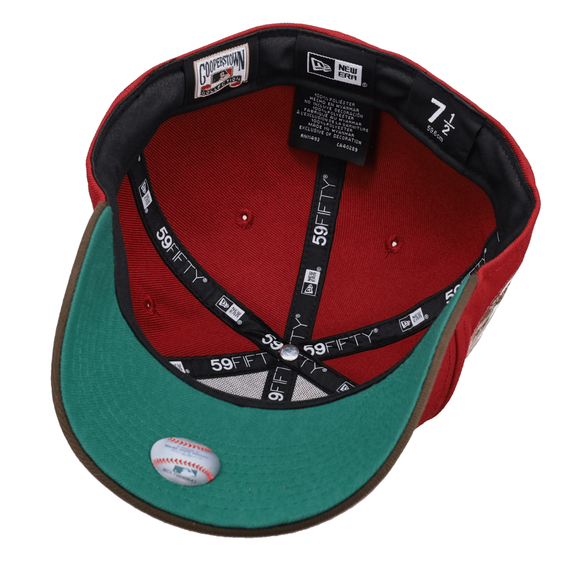Houston Astros 35 Years Red/Brown Metallic 59Fifty Fitted Hat
