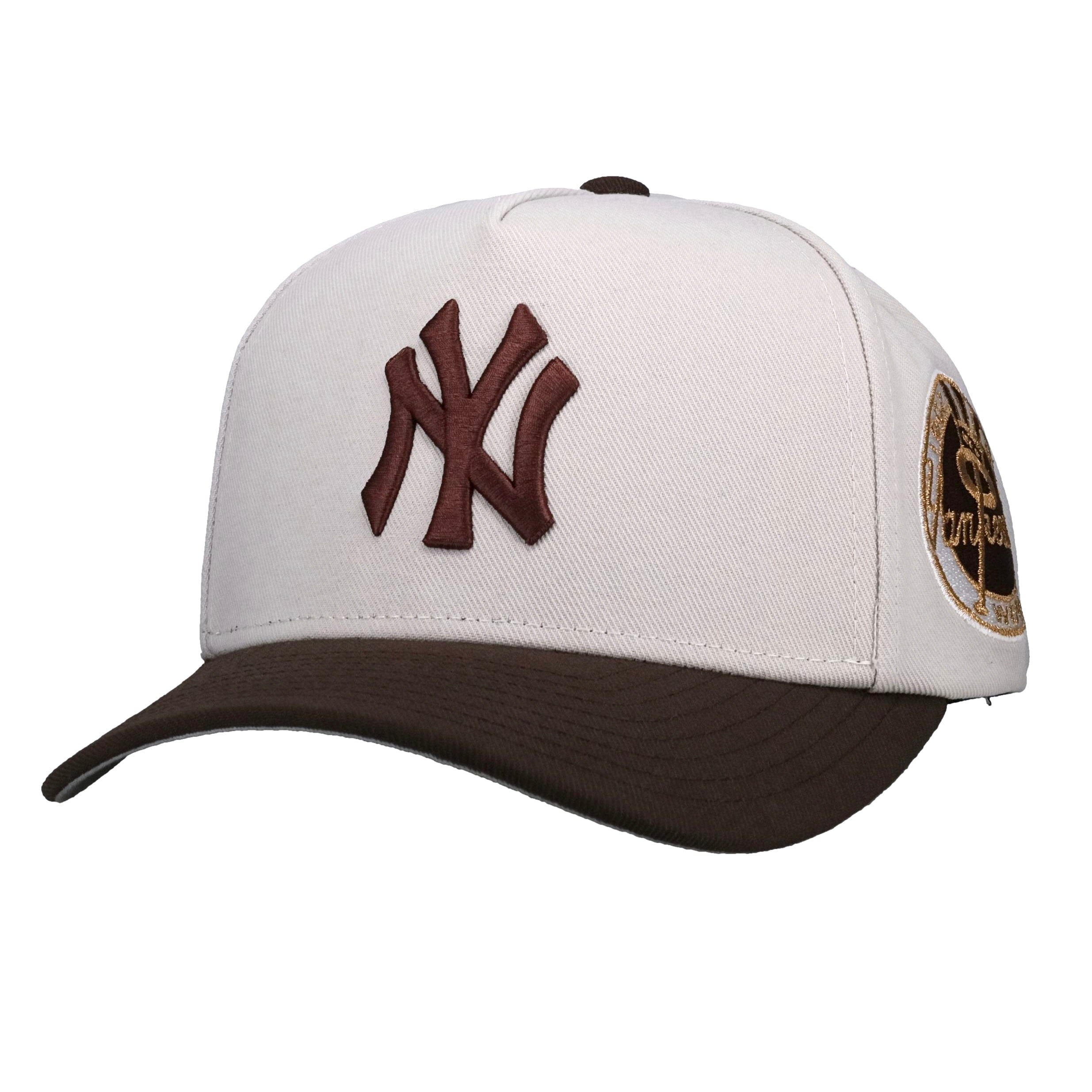 New York Yankees Capsule Exclusive New York Yankees Metallic Mitchell & Ness Pro Pinch A Frame Snapback Hat