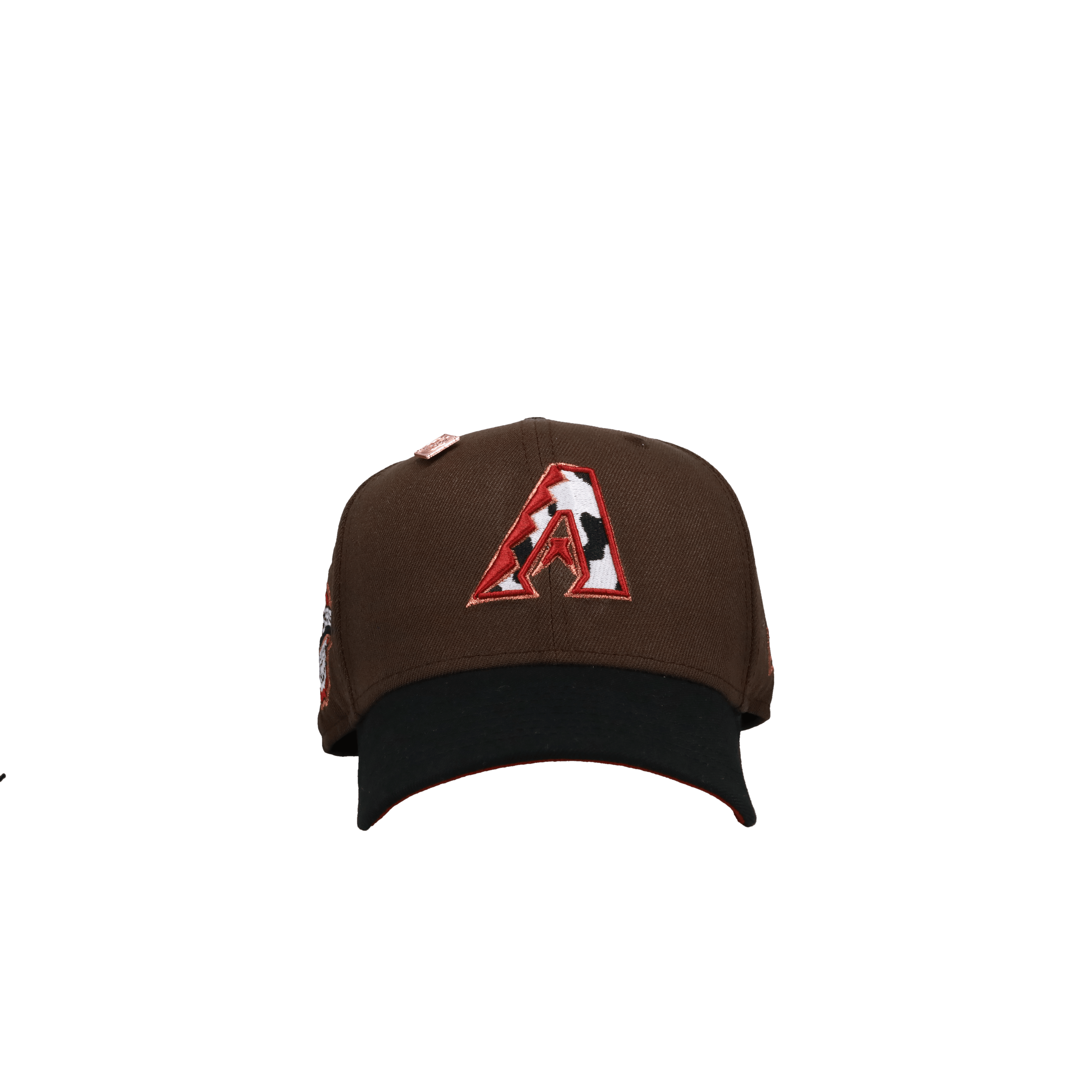 Arizona Diamondbacks 2001 World Series Walnut Metallic Cow 59Fifty Fitted Hat