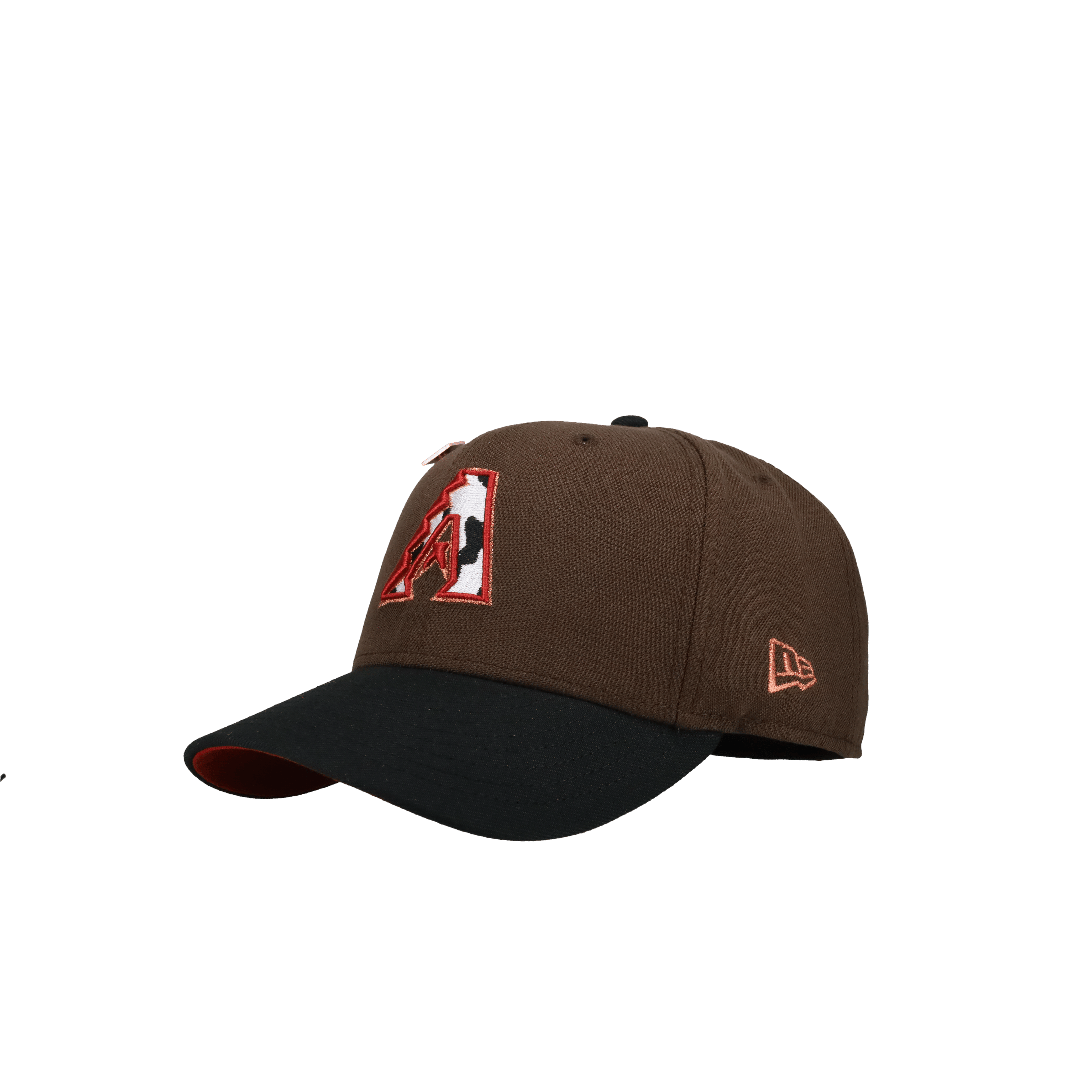 Arizona Diamondbacks 2001 World Series Walnut Metallic Cow 59Fifty Fitted Hat