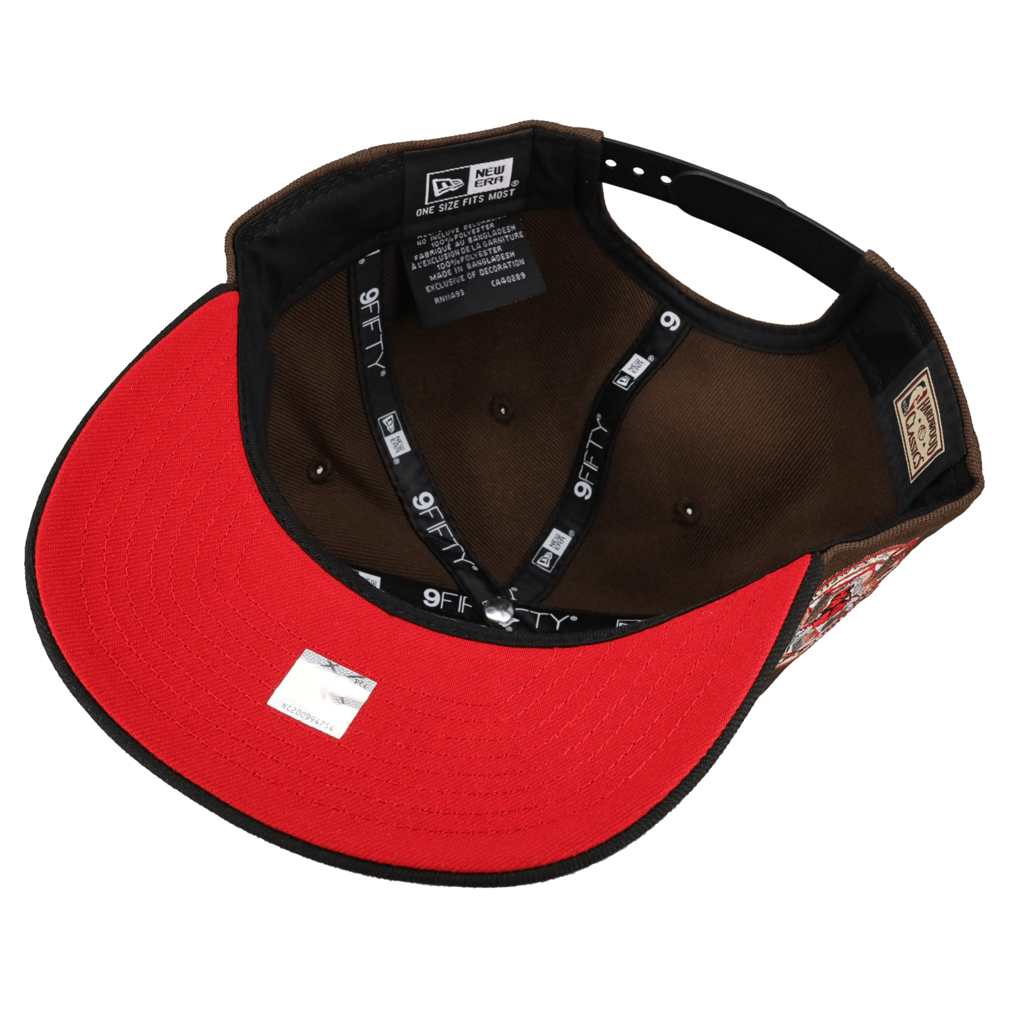 Chicago Bulls 20th Anniversary Brown/Black 9Fifty A Frame Snapback Hat