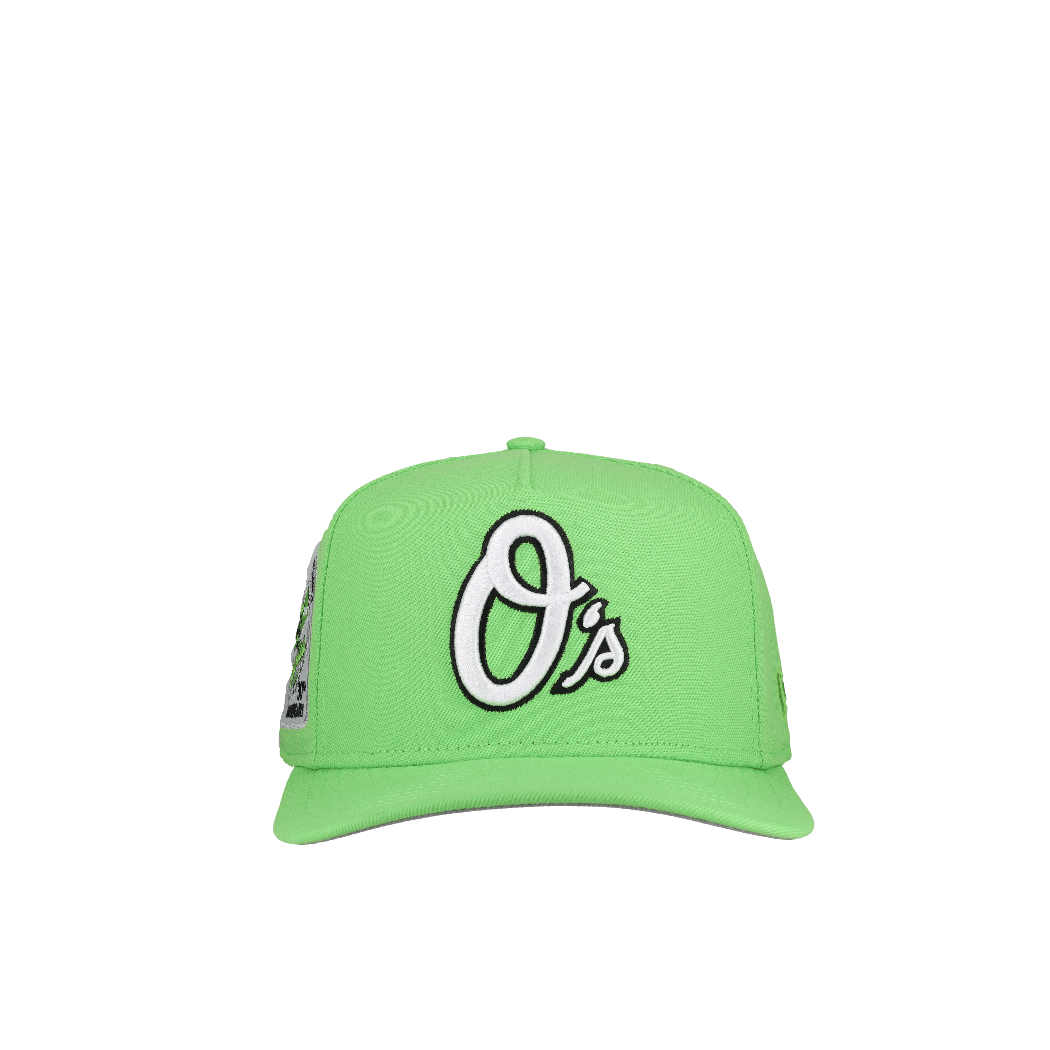 Baltimore Orioles 30th Anniversary Lime Green 9Fifty A Frame Snapback Hat
