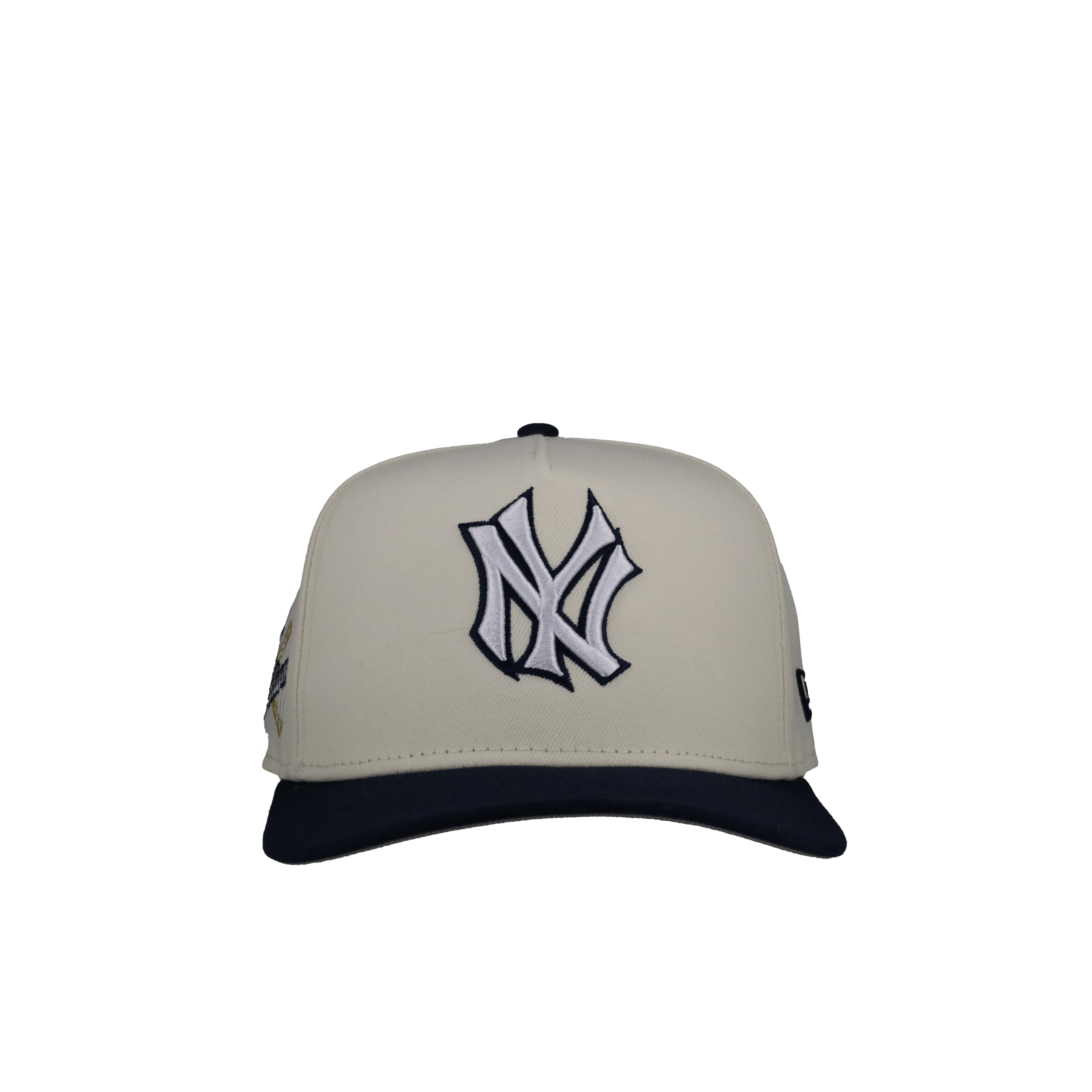 New York Yankees Off White/Navy Yankee Stadium 9Fifty A Frame Snapback Hat