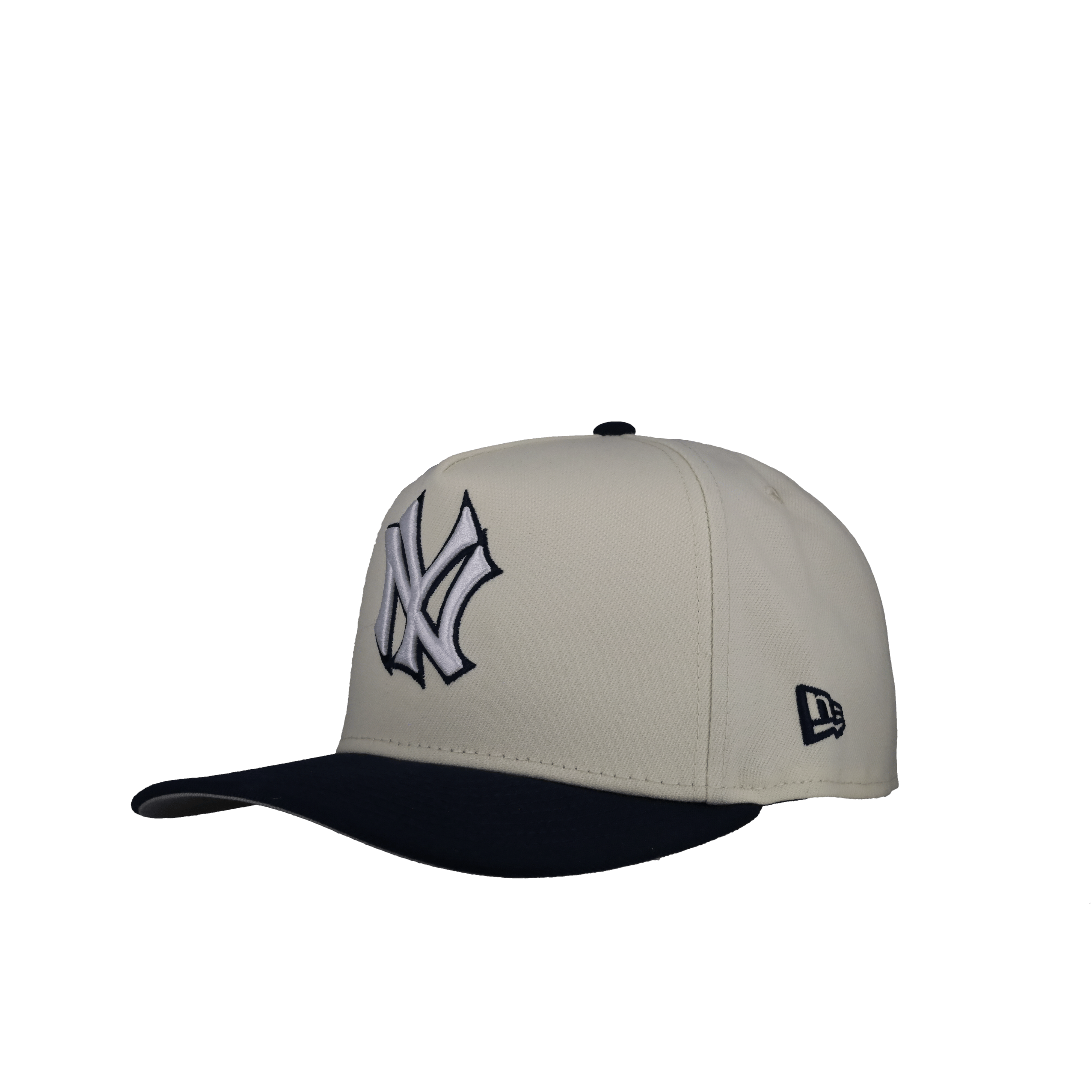 New York Yankees Off White/Navy Yankee Stadium 9Fifty A Frame Snapback Hat
