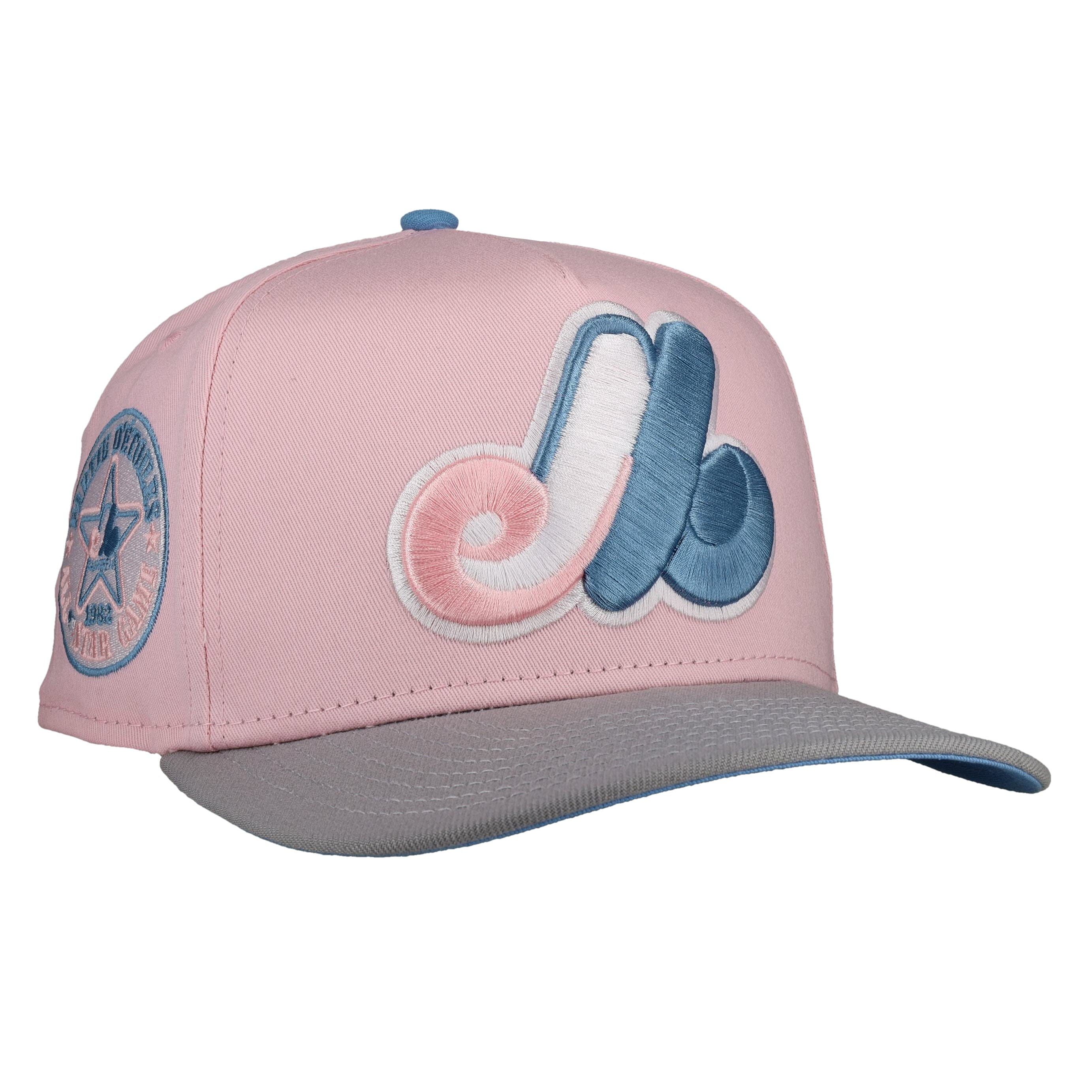 Montreal Expos 1982 All Star Game Pink/Blue 9Fifty A Frame Snapback Hat