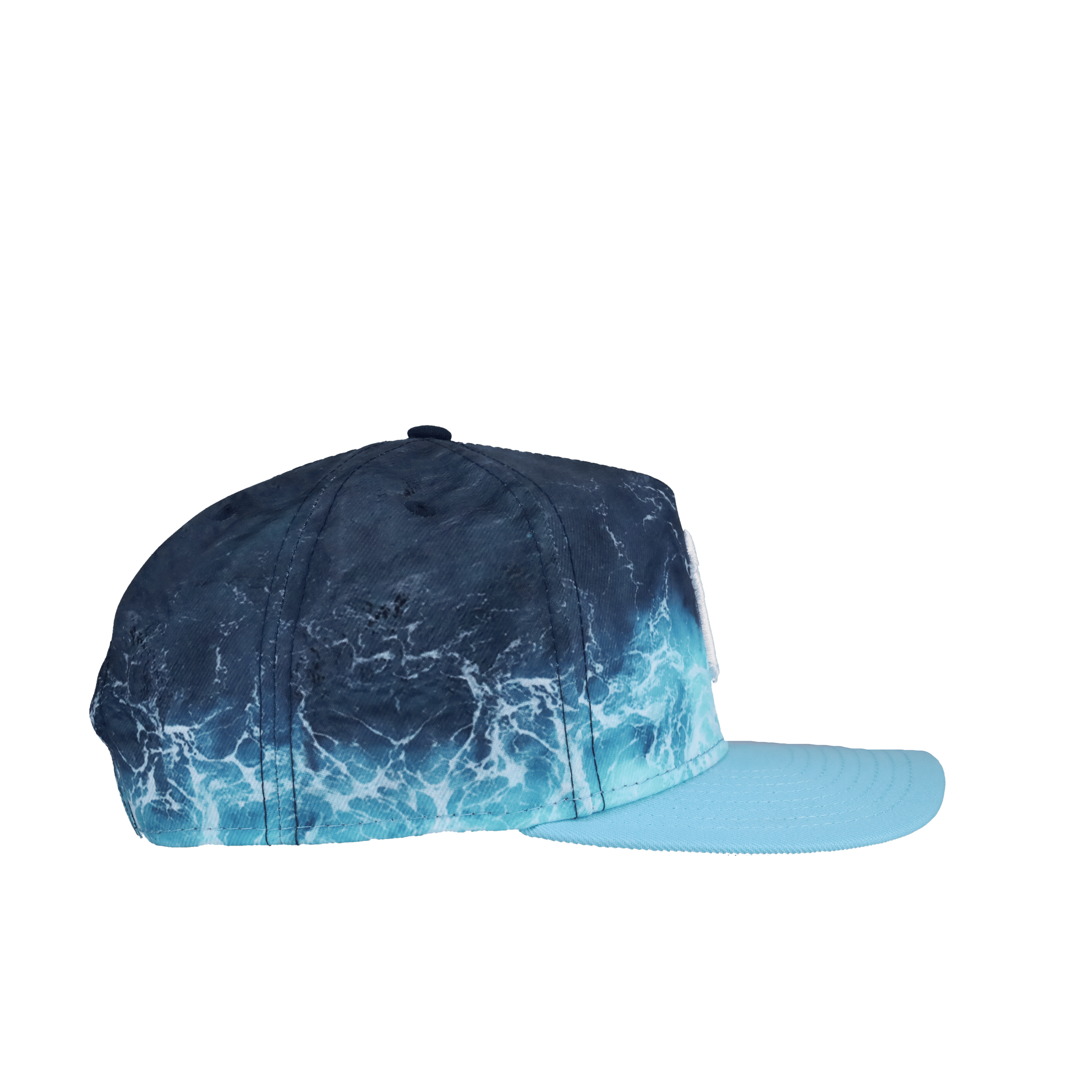 New York Yankees Blue Waves 9Fifty A Frame Snapback Hat