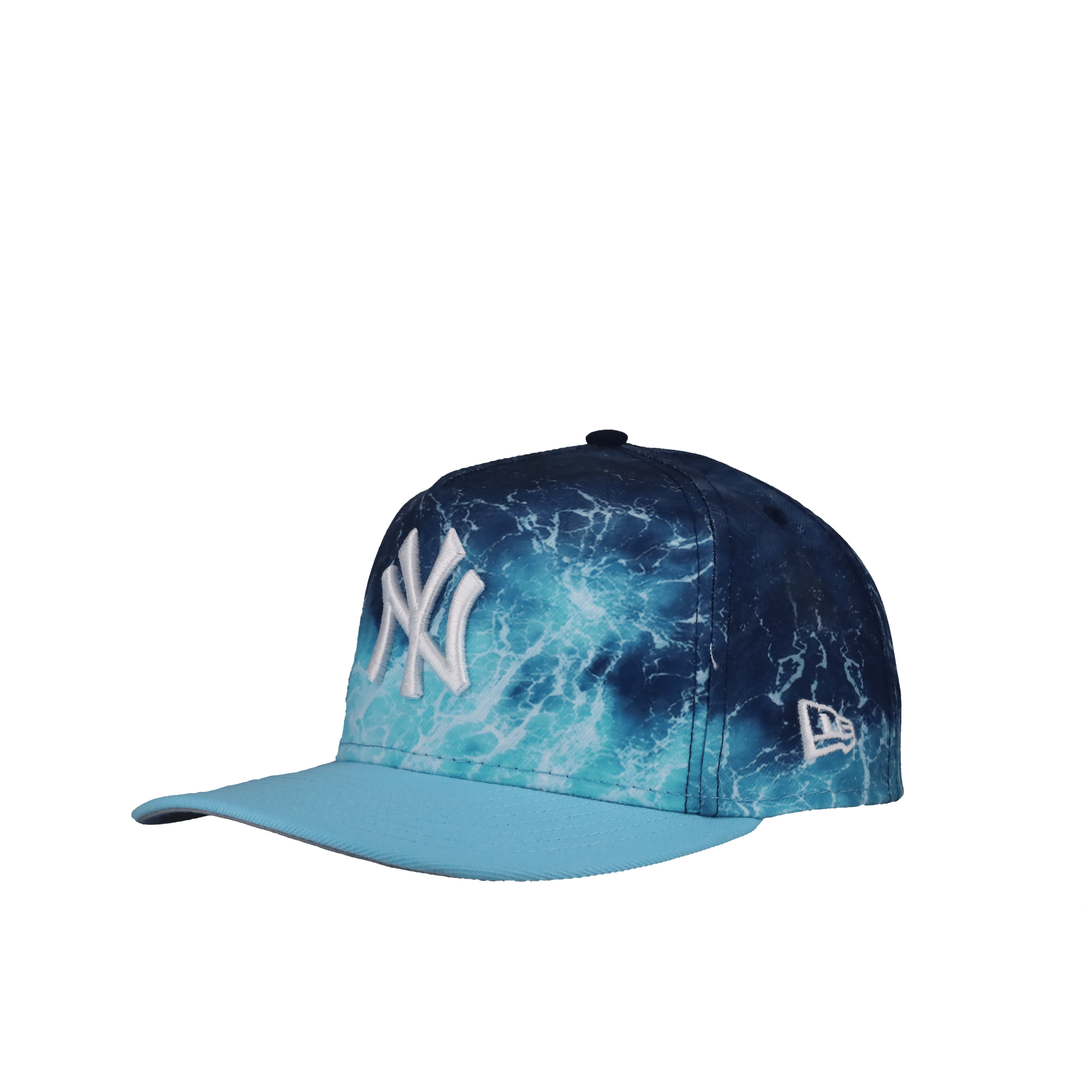New York Yankees Blue Waves 9Fifty A Frame Snapback Hat