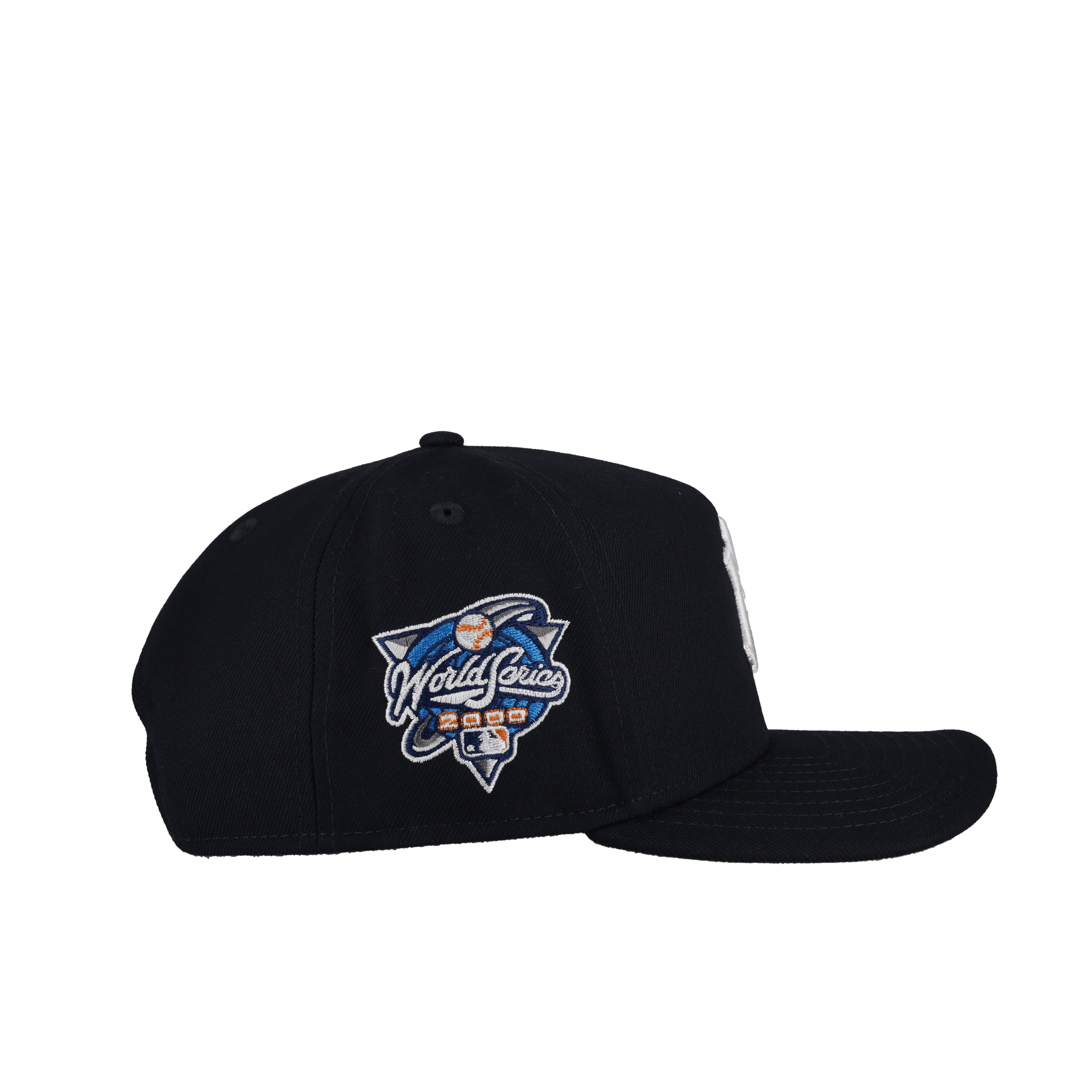 New York Yankees 2000 Team Color 9Fifty A Frame Snapback Hat (Grey Brim)