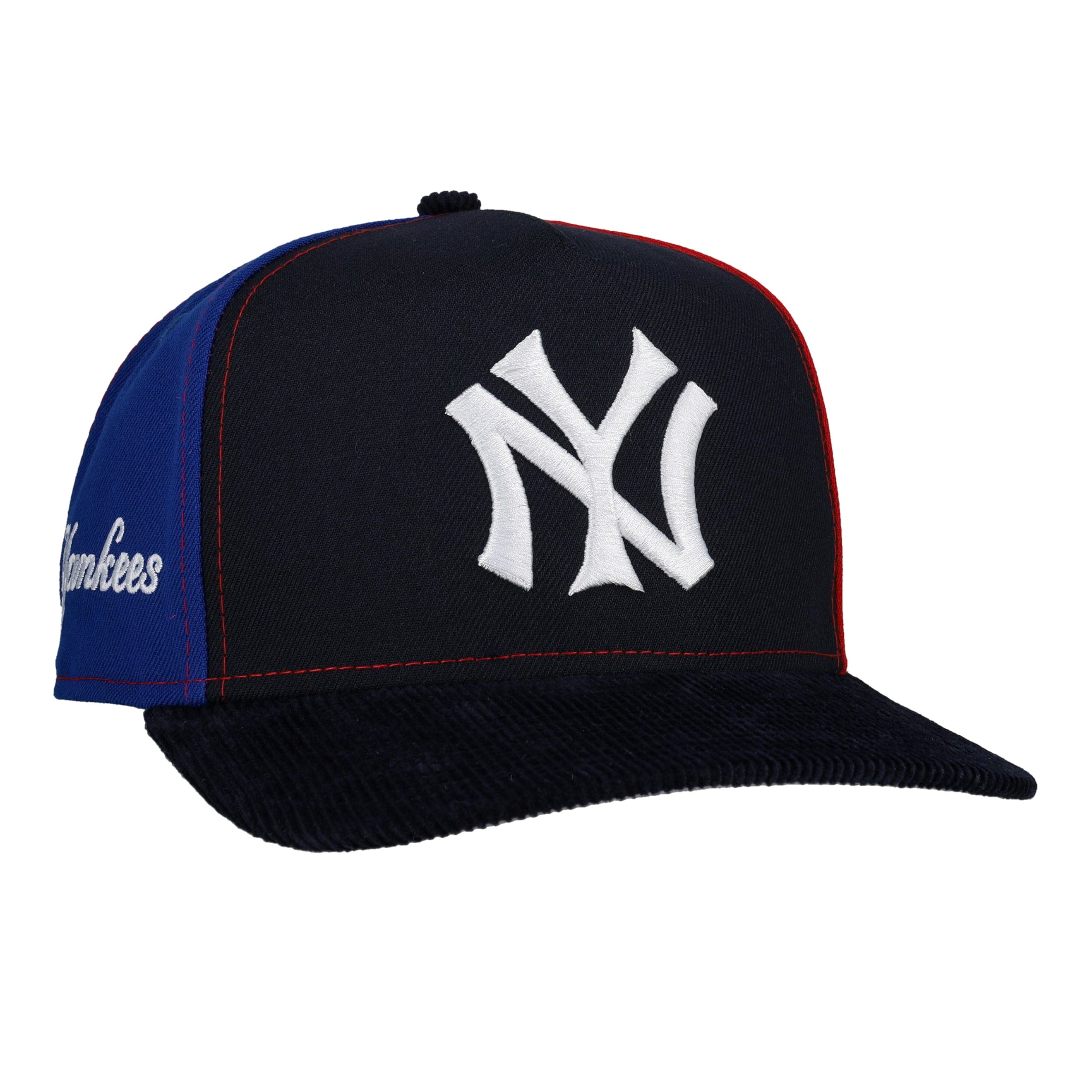 New York Yankees Multicolor Split Panel 9Fifty A Frame Snapback Hat