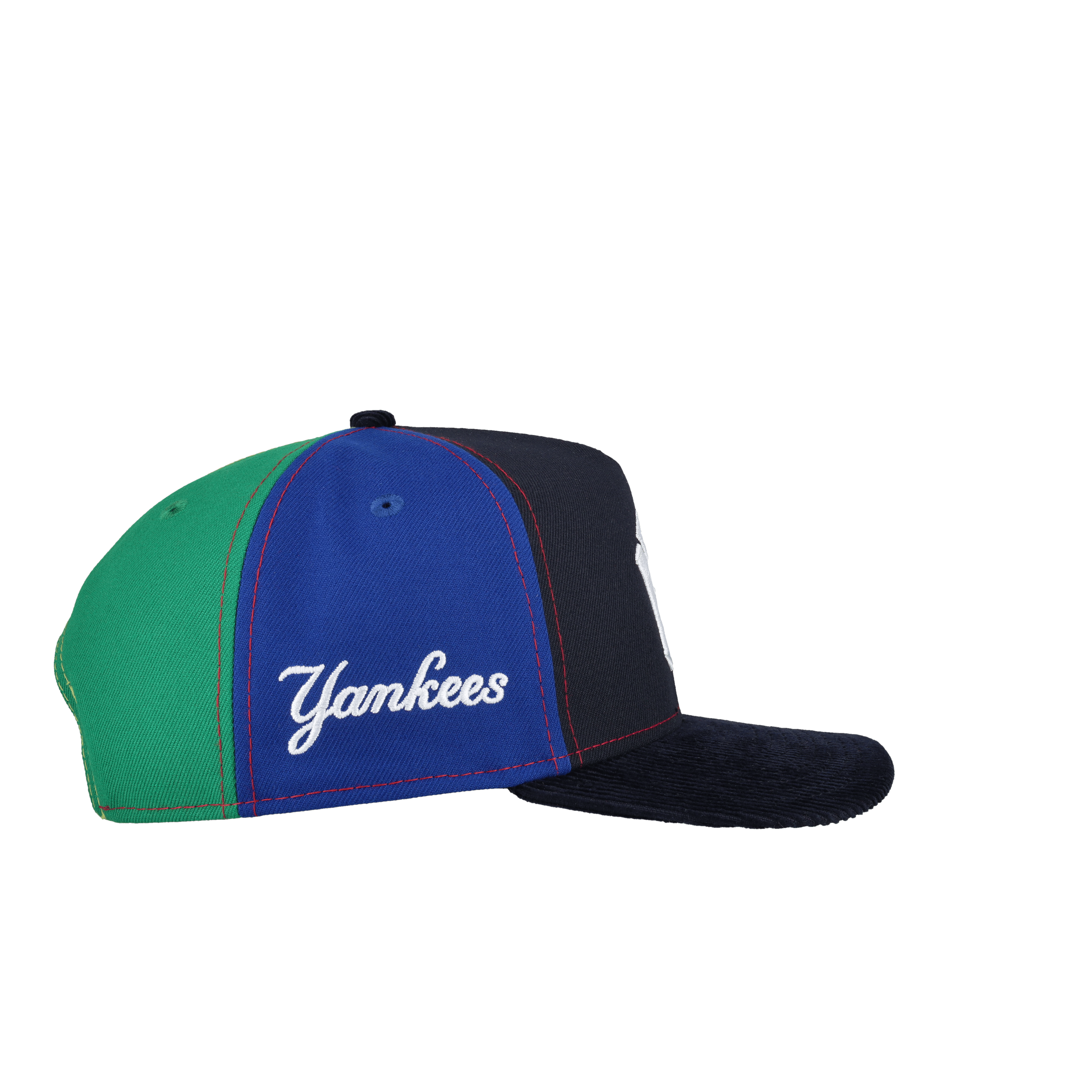 New York Yankees Multicolor Split Panel 9Fifty A Frame Snapback Hat