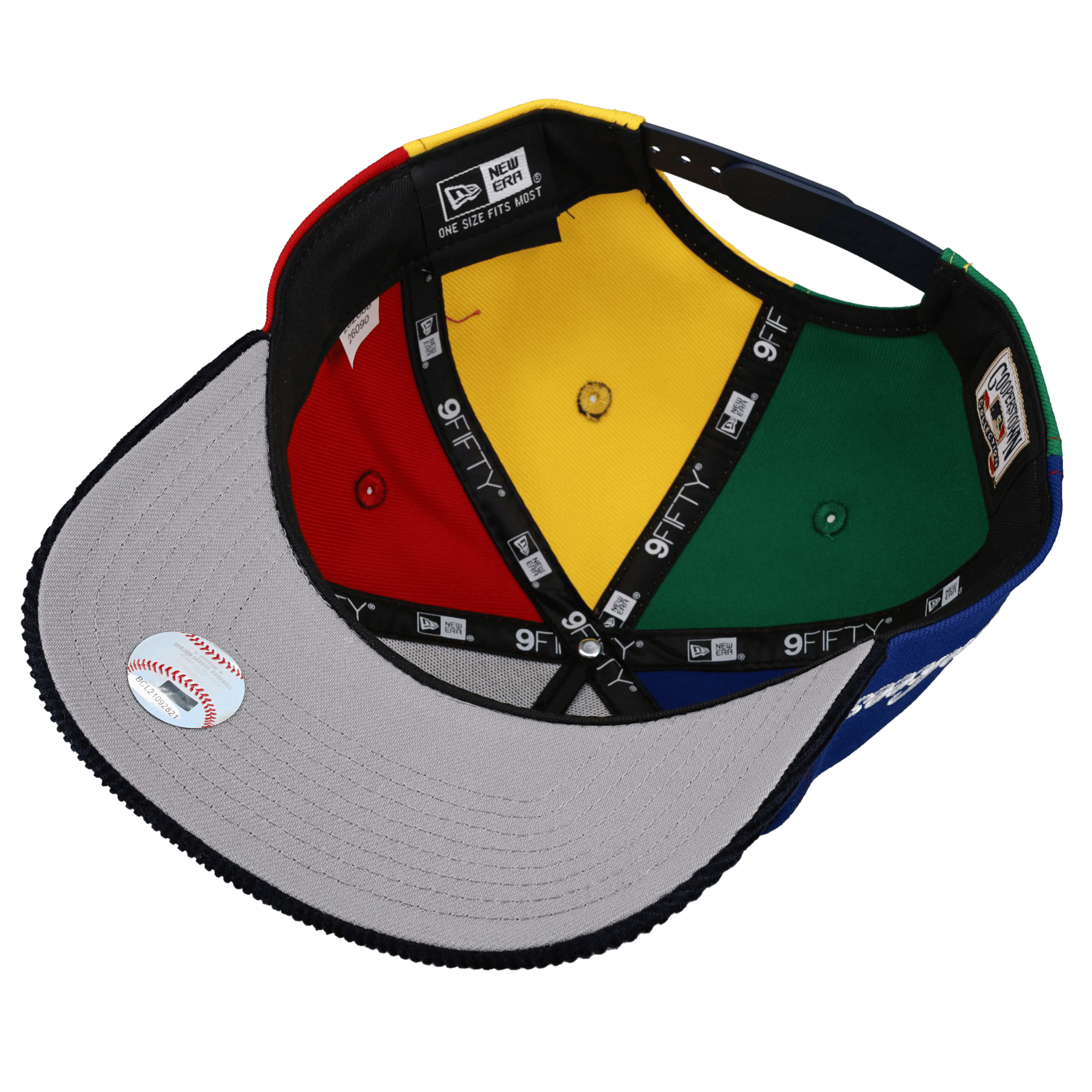 New York Yankees Multicolor Split Panel 9Fifty A Frame Snapback Hat