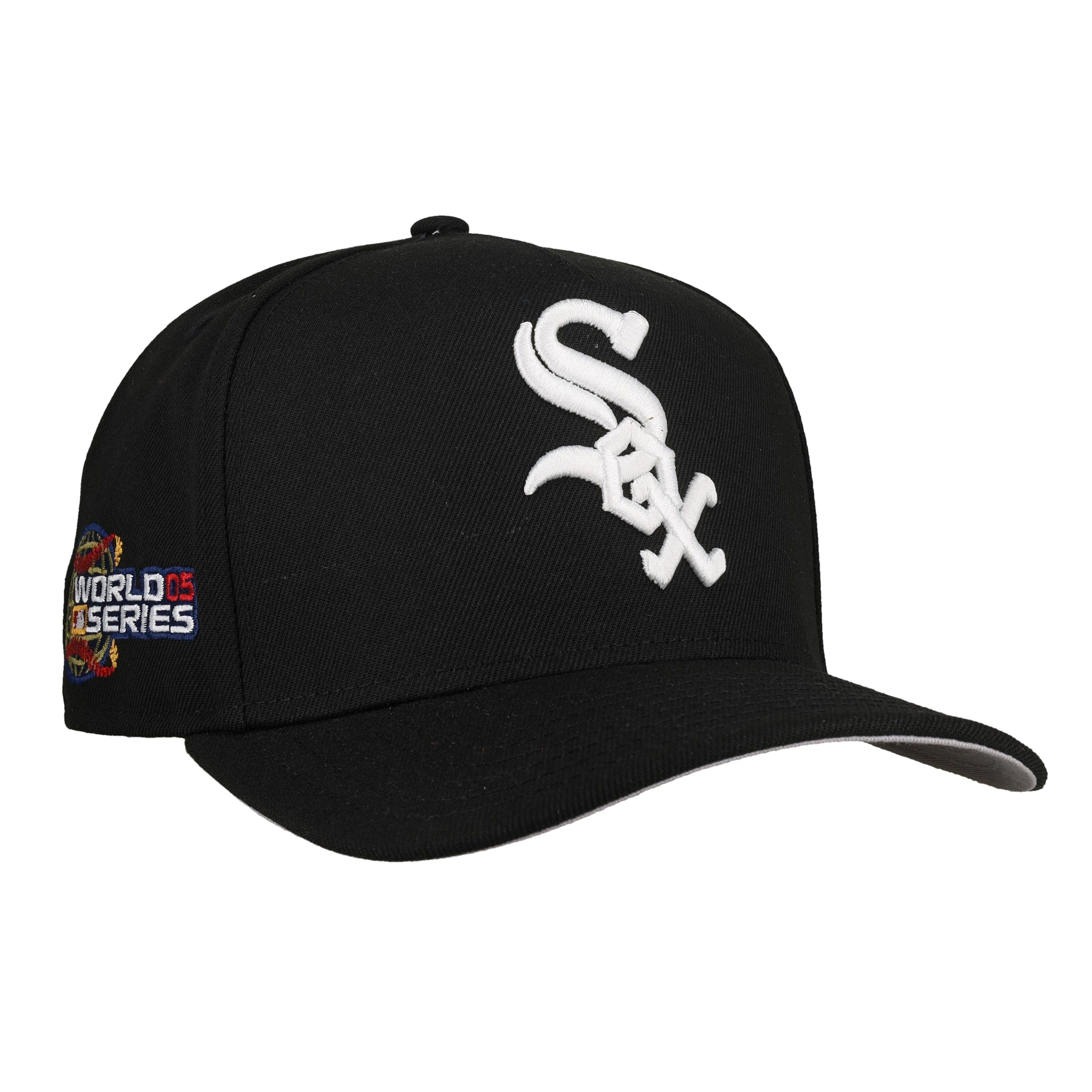 Chicago White Sox 2005 Team Color 9Fifty A Frame Snapback Hat (Grey Brim)