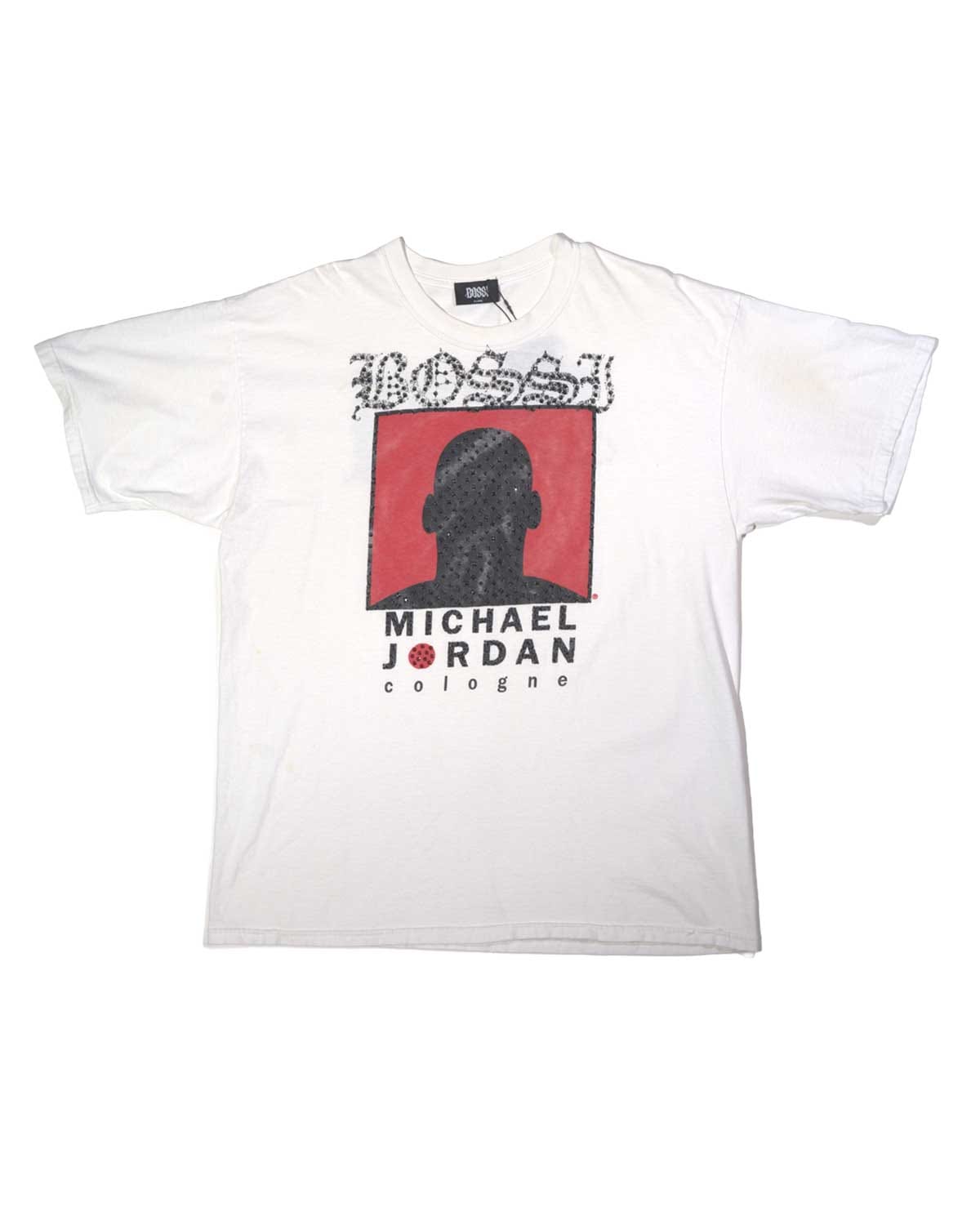 Bossi Vintage Rhinestone Tee White