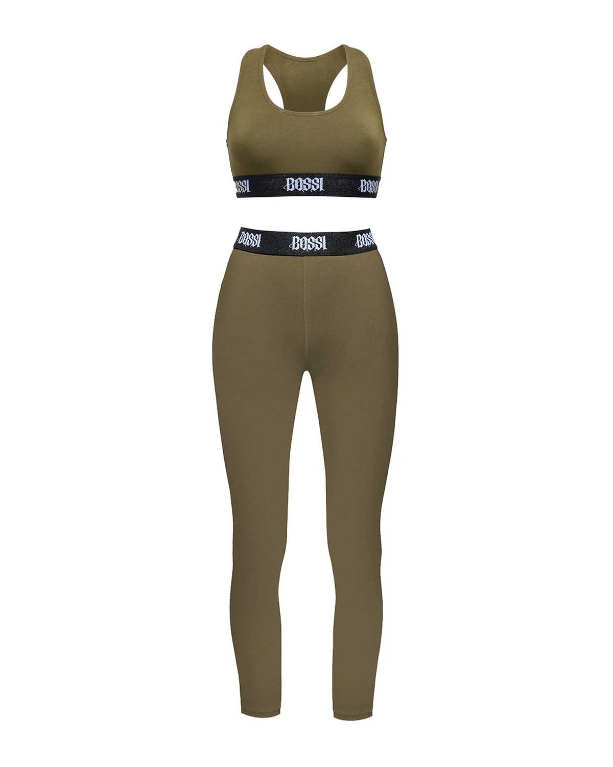 Bossi Women's Femme Leggings Set Olive