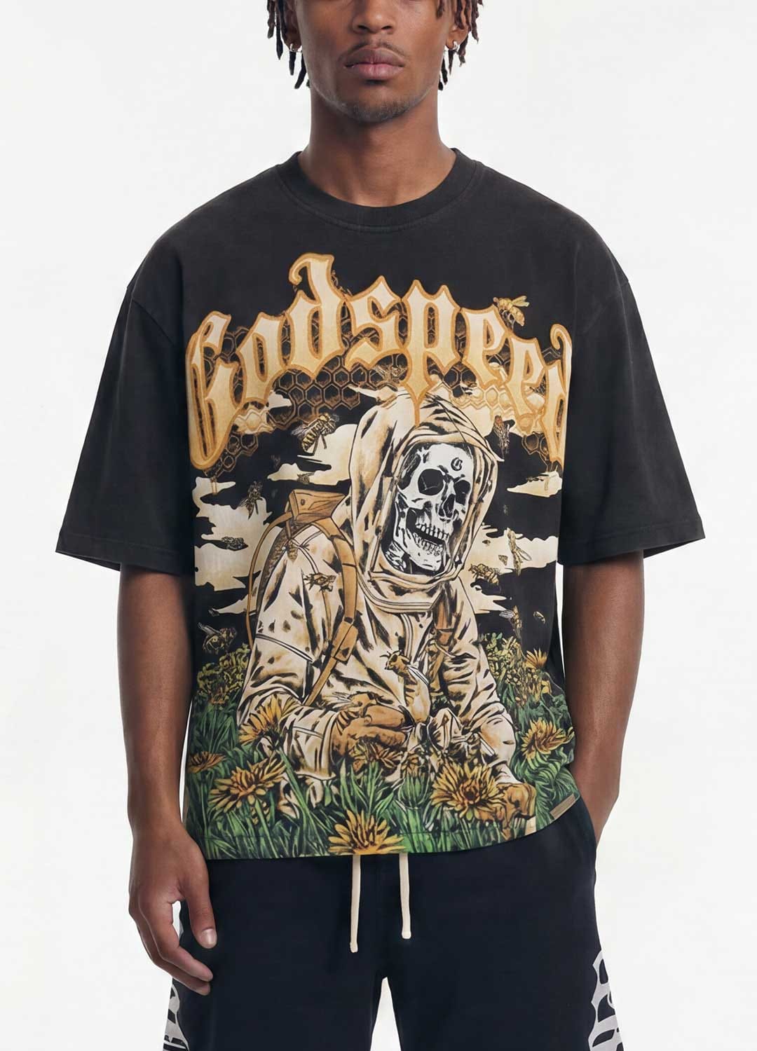 Godspeed Save The Bees II NG Tee Black