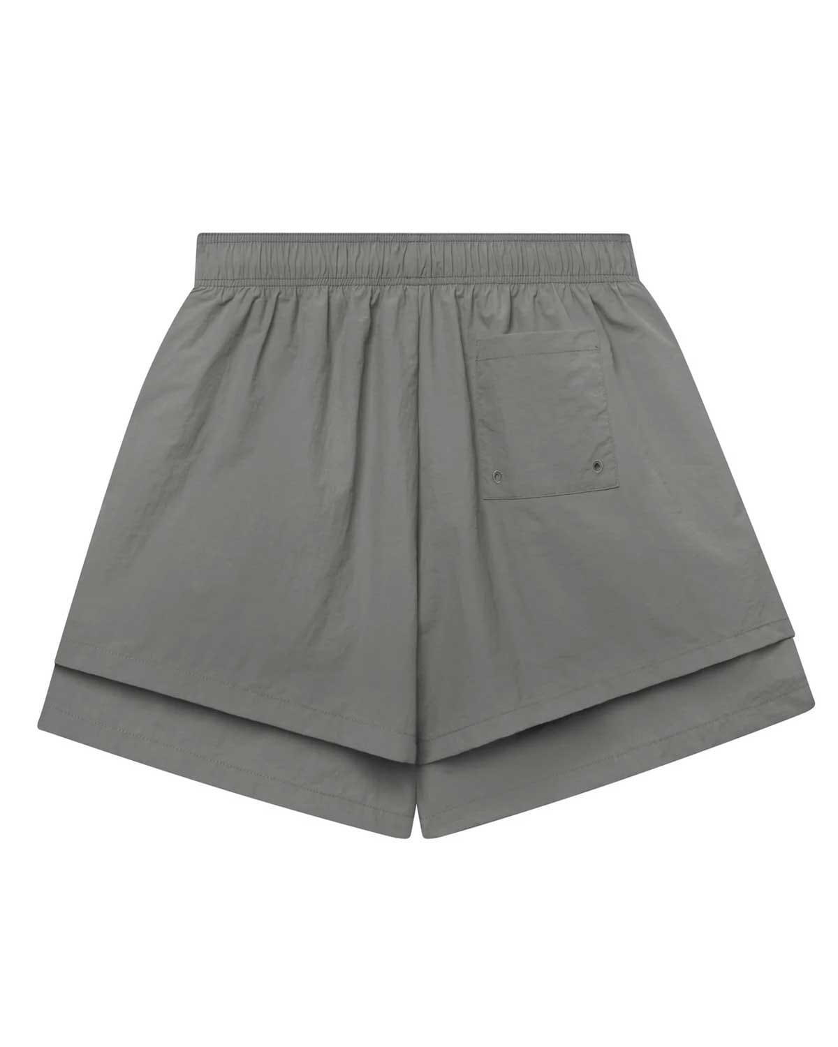 Sp5der Worldwide Sp5der OG Web Double Layer Shorts Baby Slate