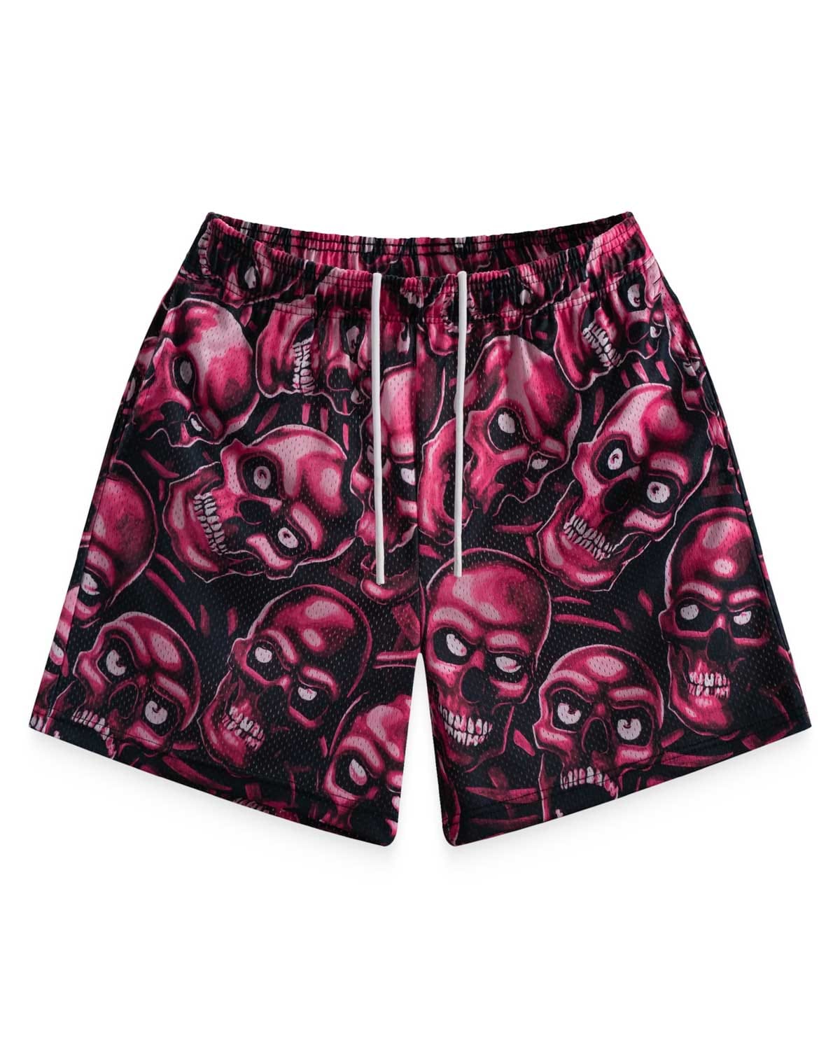 Bravest Studios Skully Shorts Red