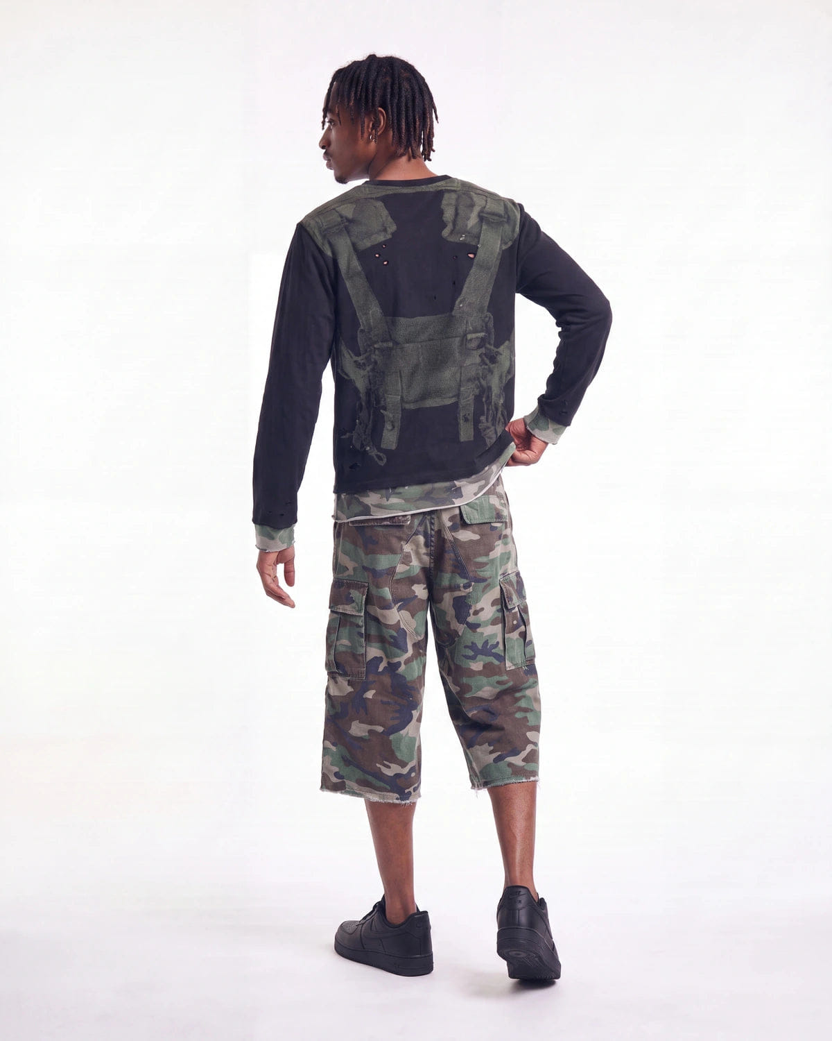 Bravest Studios Milspec Double Layer Longsleeve Tee Black