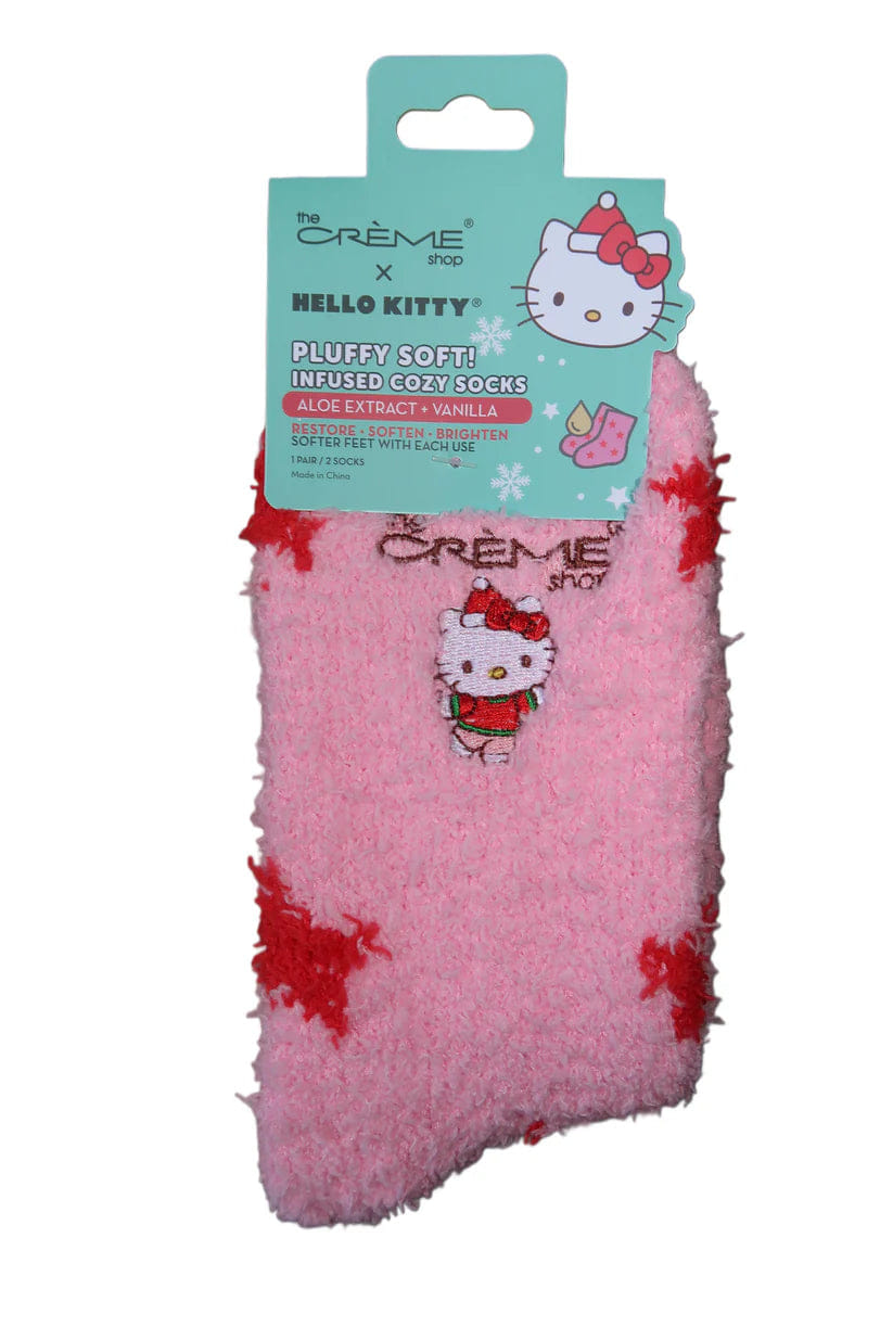CREME The Creme Shop x Hello Kitty Pluffy Soft! Infused Cozy Socks