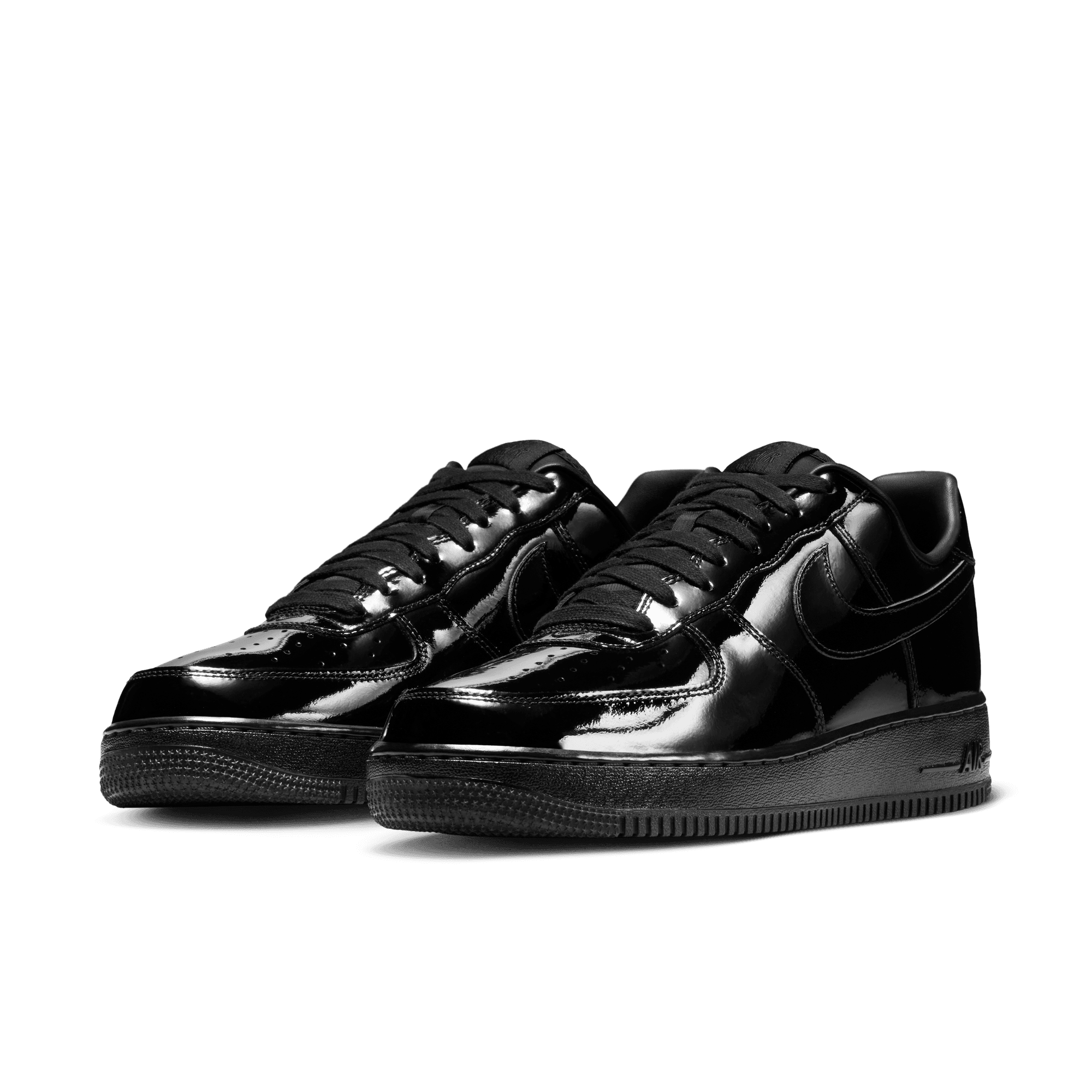 Nike AIR FORCE 1 `07 PRM "BLACK PATENT"