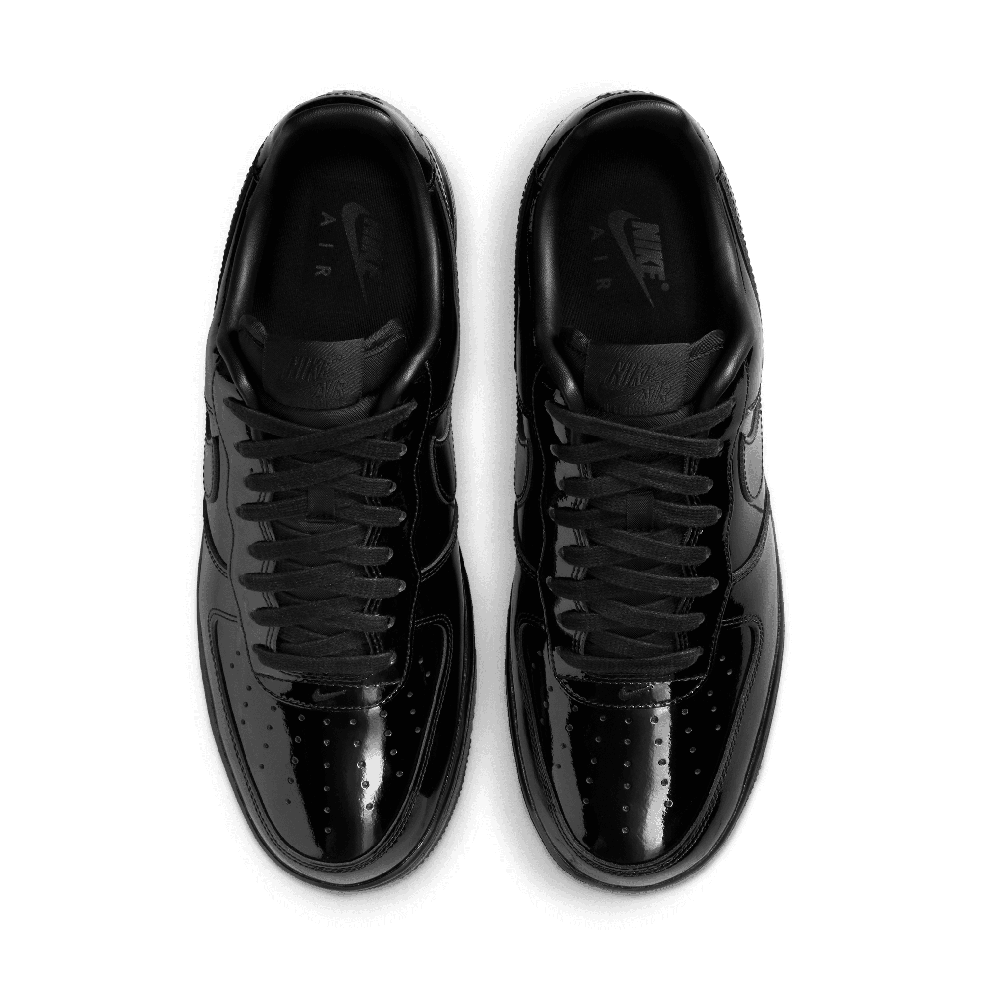 Nike AIR FORCE 1 `07 PRM "BLACK PATENT"