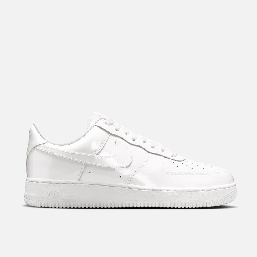 Nike AIR FORCE 1 `07 PRM "WHITE PATENT"
