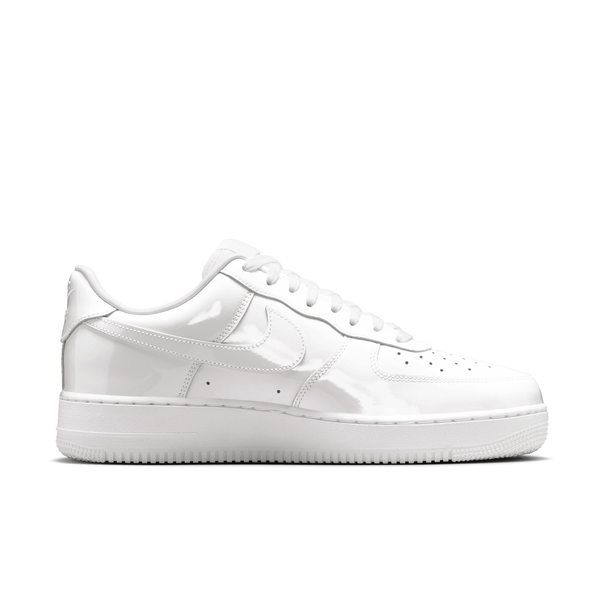 Nike AIR FORCE 1 `07 PRM "WHITE PATENT"