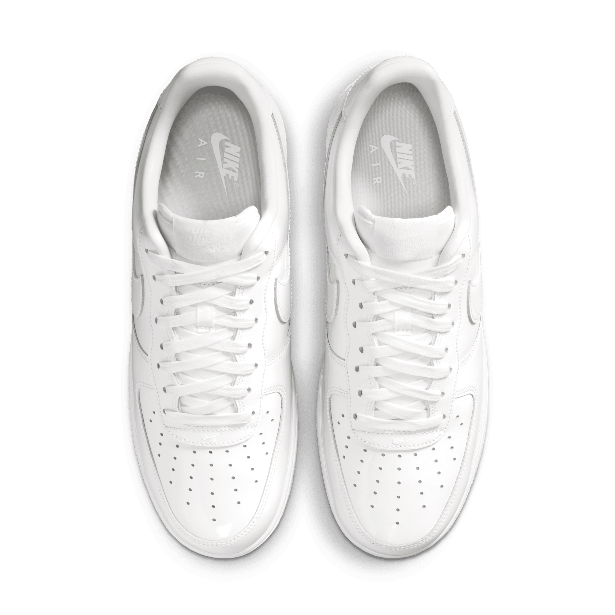 Nike AIR FORCE 1 `07 PRM "WHITE PATENT"