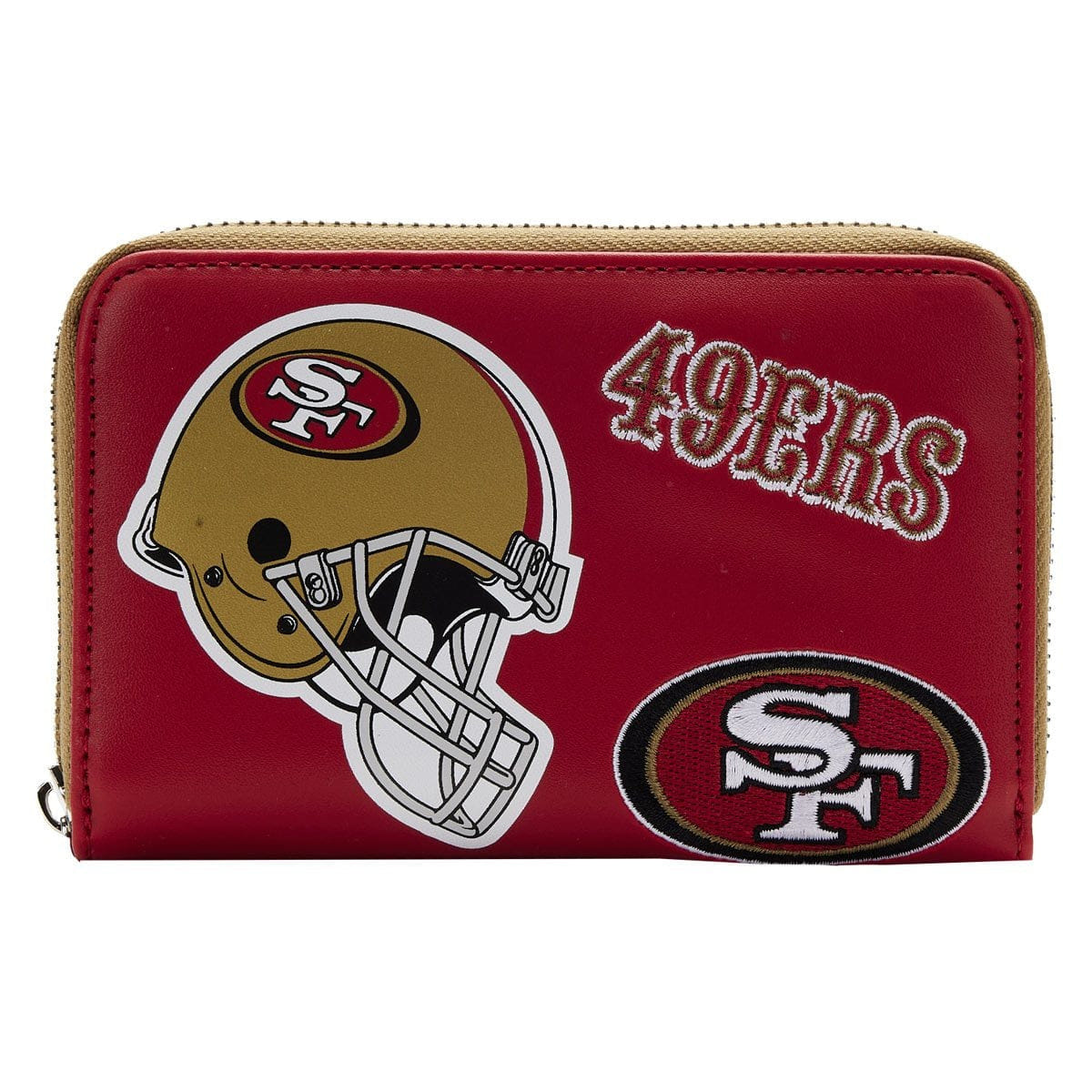 Loungefly NFL San Francisco 49ers Patches Zip-Around Wallet