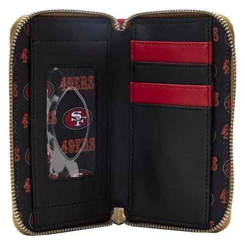Loungefly NFL San Francisco 49ers Patches Zip-Around Wallet
