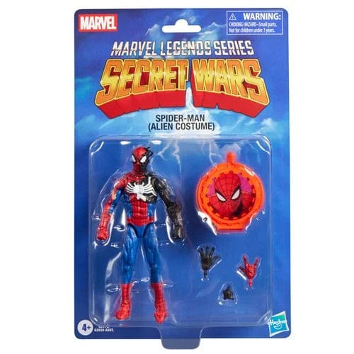 Hasbro Secret Wars Marvel Legends Series Spider-Man (Alien Costume) 6-Inch Action Figure
