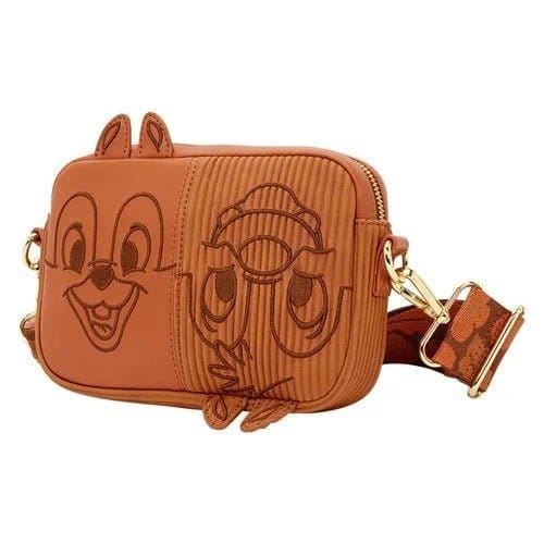 Loungefly Chip 'n' Dale Corduroy Sling Crossbody Bag with Coin Bag
