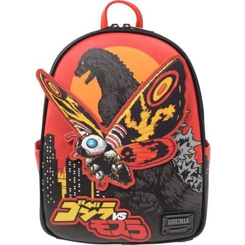 Loungefly Godzilla vs. Mothra Midsize Backpack - Entertainment Earth Exclusive