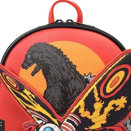 Loungefly Godzilla vs. Mothra Midsize Backpack - Entertainment Earth Exclusive
