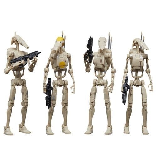 Hasbro Star Wars The Vintage Collection Battle Droid 3 3/4-Inch Action Figures 4-Pack