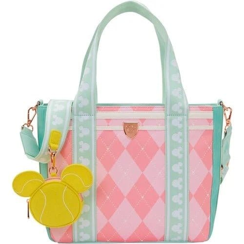 Loungefly Mickey Mouse Tennis Tote Bag with Coin Bag
