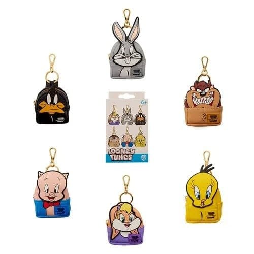 Loungefly Looney Tunes Mystery Mini Backpack Bag Charm (1 box with 1 Charm)