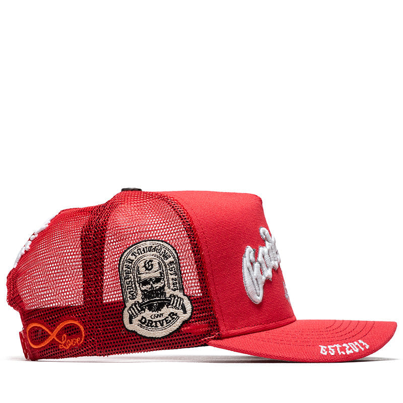 Godspeed New York GS Forever Trucker Hat - Cherry