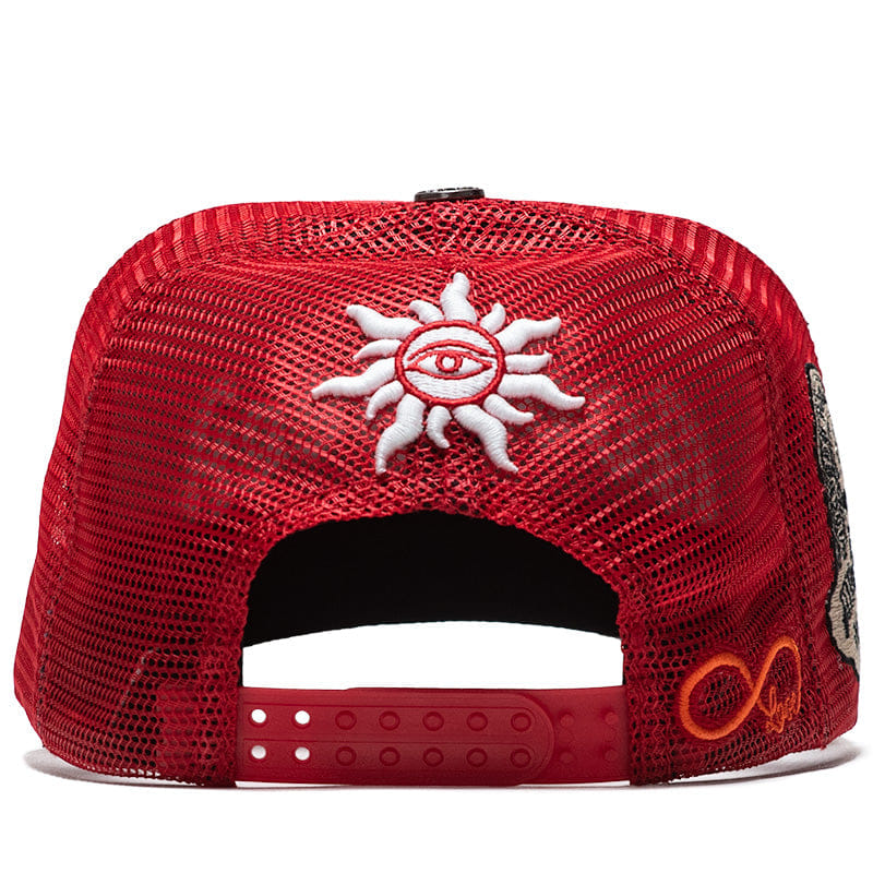 Godspeed New York GS Forever Trucker Hat - Cherry