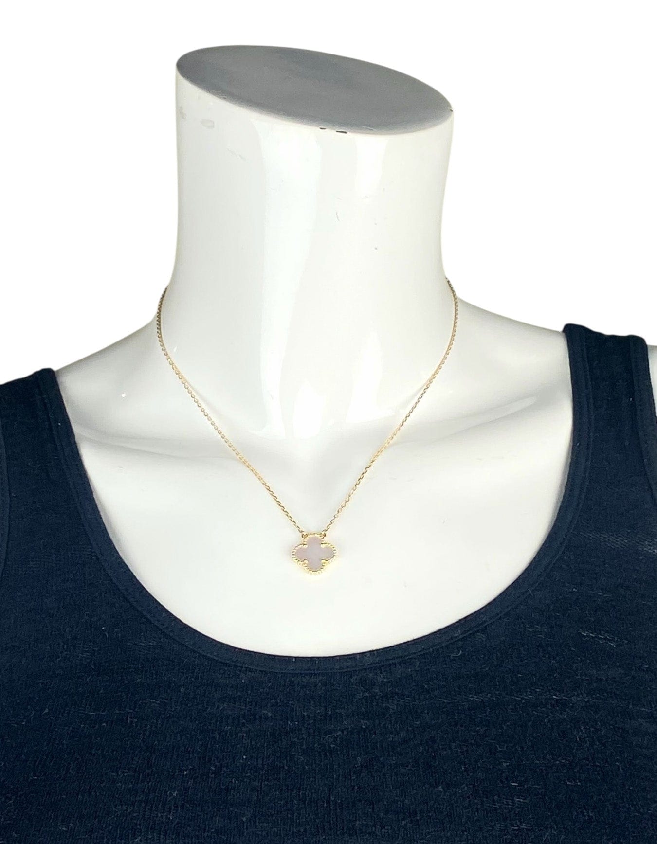 ASC Resale Van Cleef & Arpels Yellow Gold/MOP Vintage Alhambra Necklace