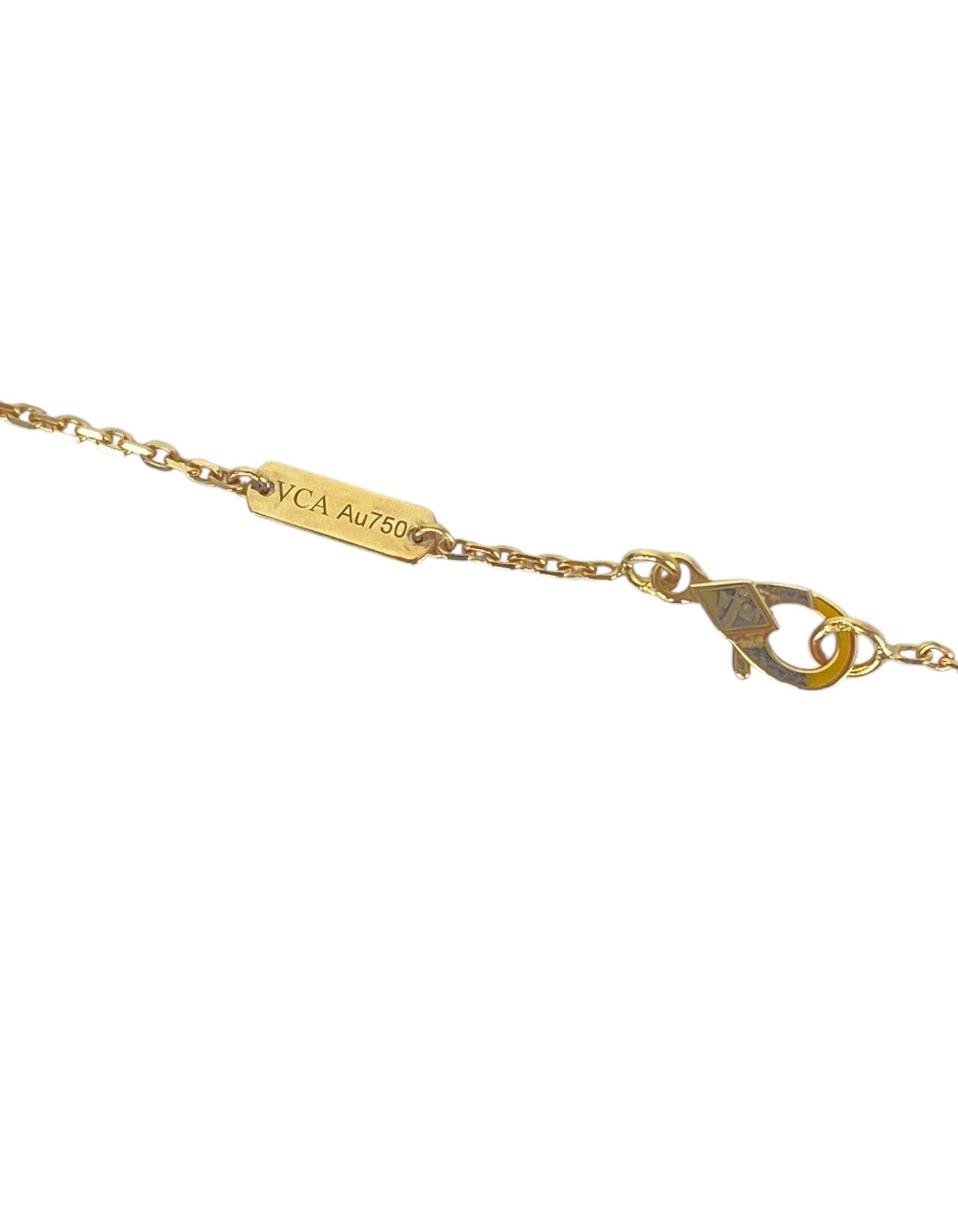 ASC Resale Van Cleef & Arpels Yellow Gold/MOP Vintage Alhambra Necklace