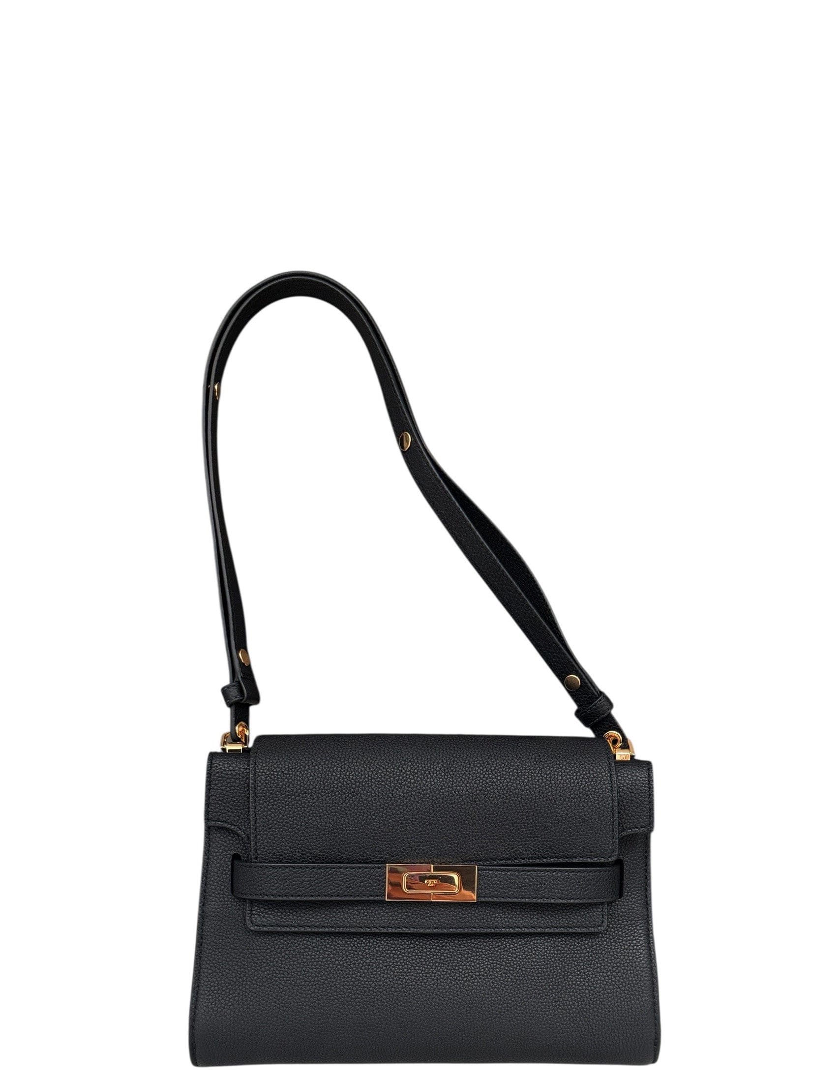 ASC Resale Tory Burch Black Lee Radziwill Shoulder Bag