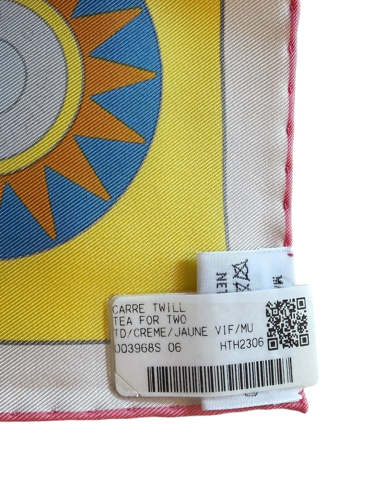 ASC Resale Hermes NWT Tea for Two 90cm Silk Scarf