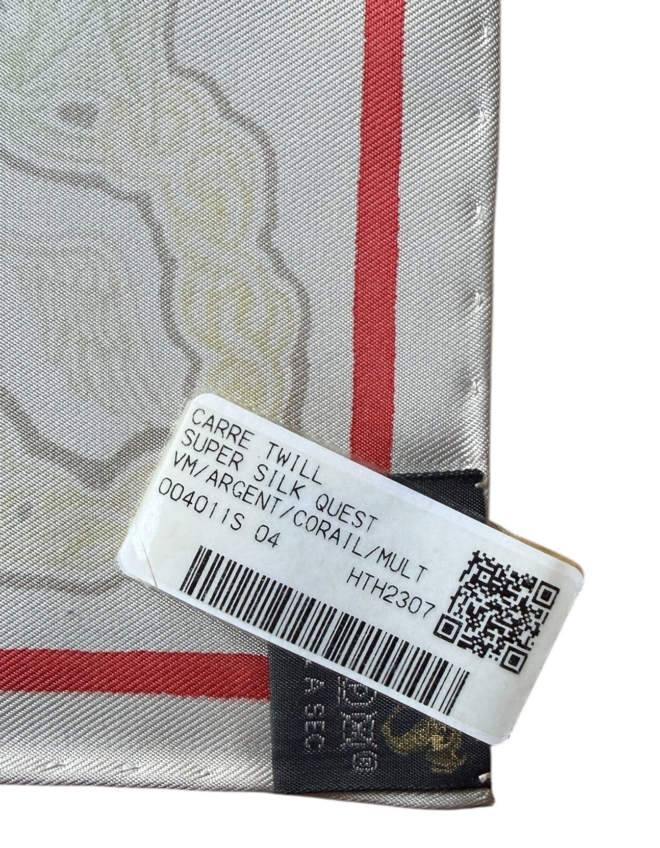 ASC Resale Hermes NWT Super Silk Quest 90cm Silk Scarf