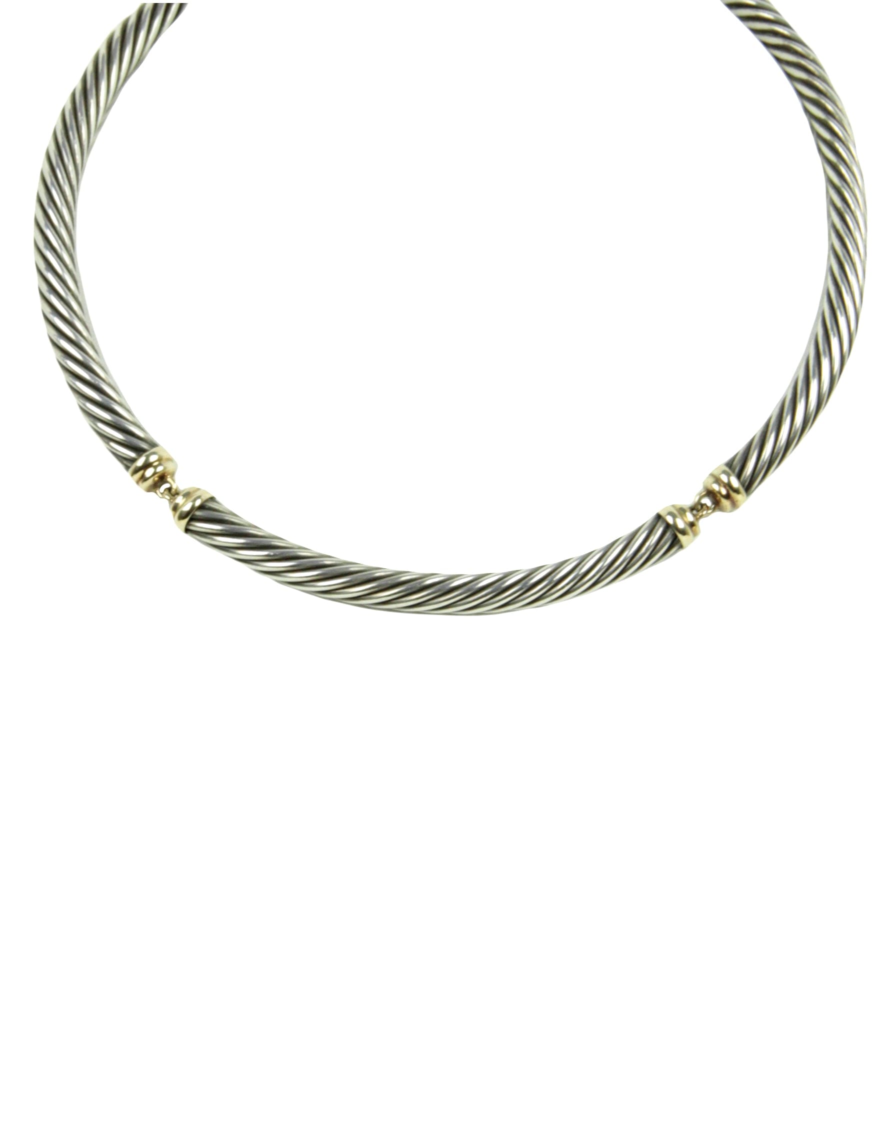 ASC Resale David Yurman Two-Tone Metro Collar Necklace